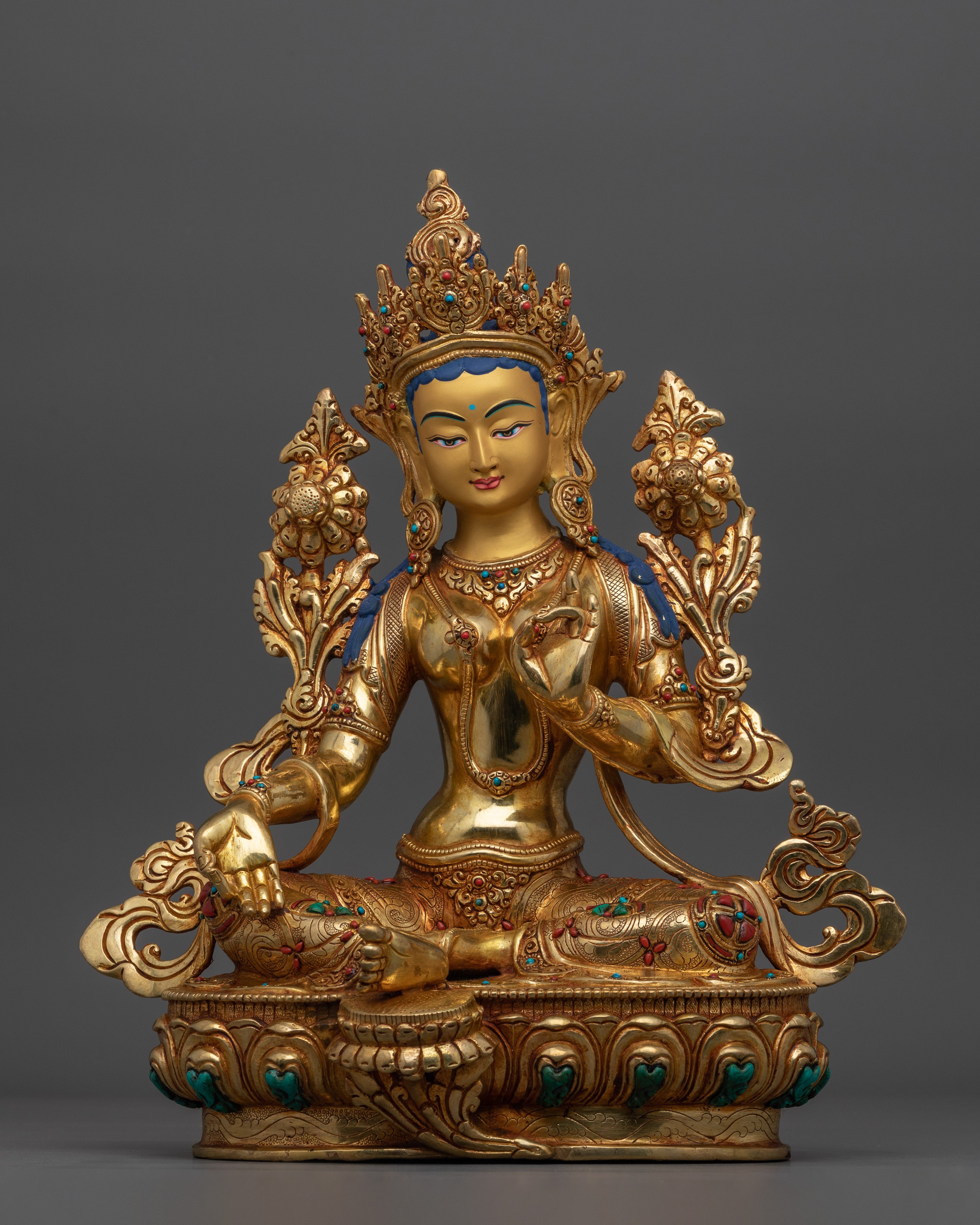 green-tara-sculpture-of-female-buddha