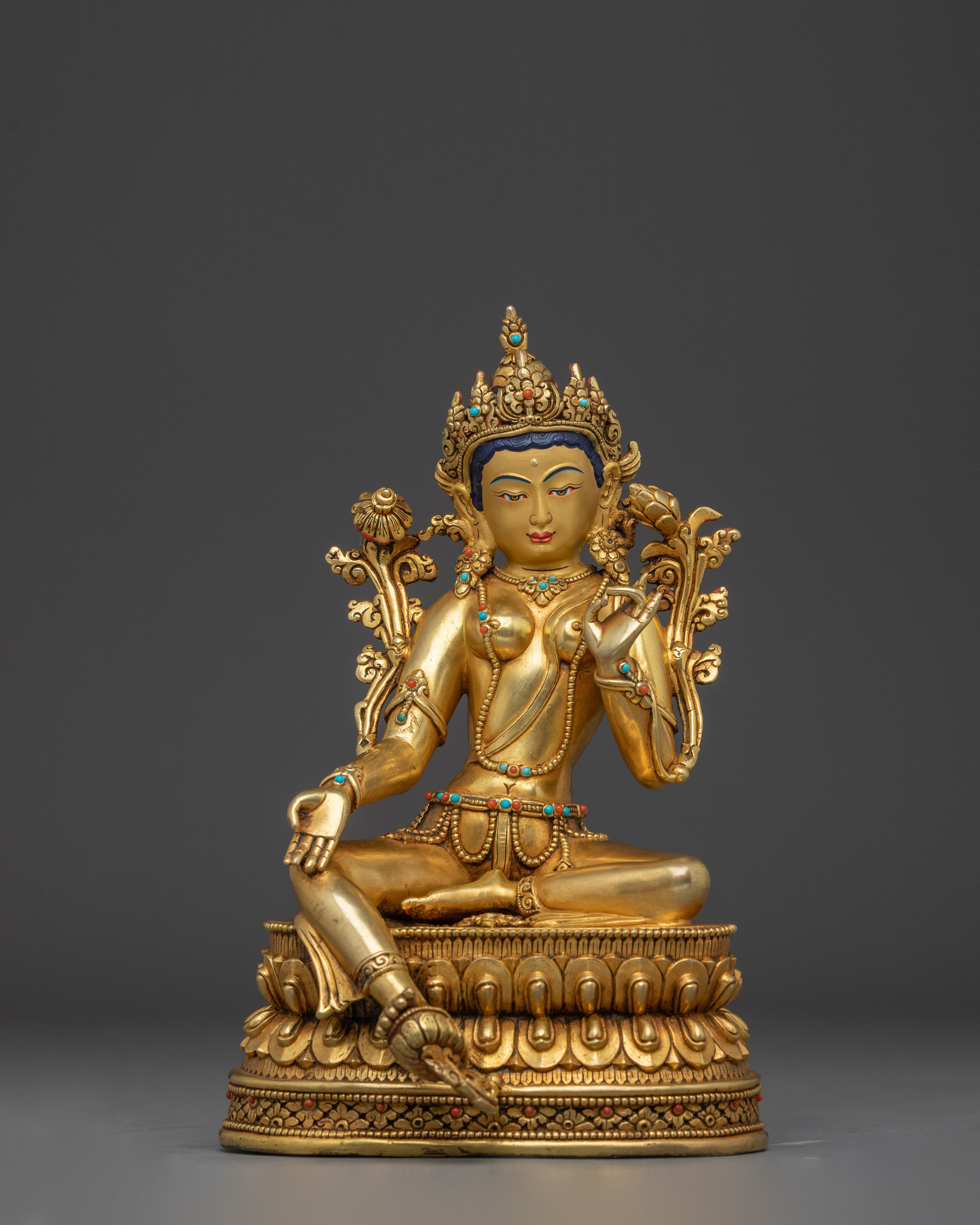 Swift Protection Deity Green Tara Artwork | Enlightened Feminine Energy