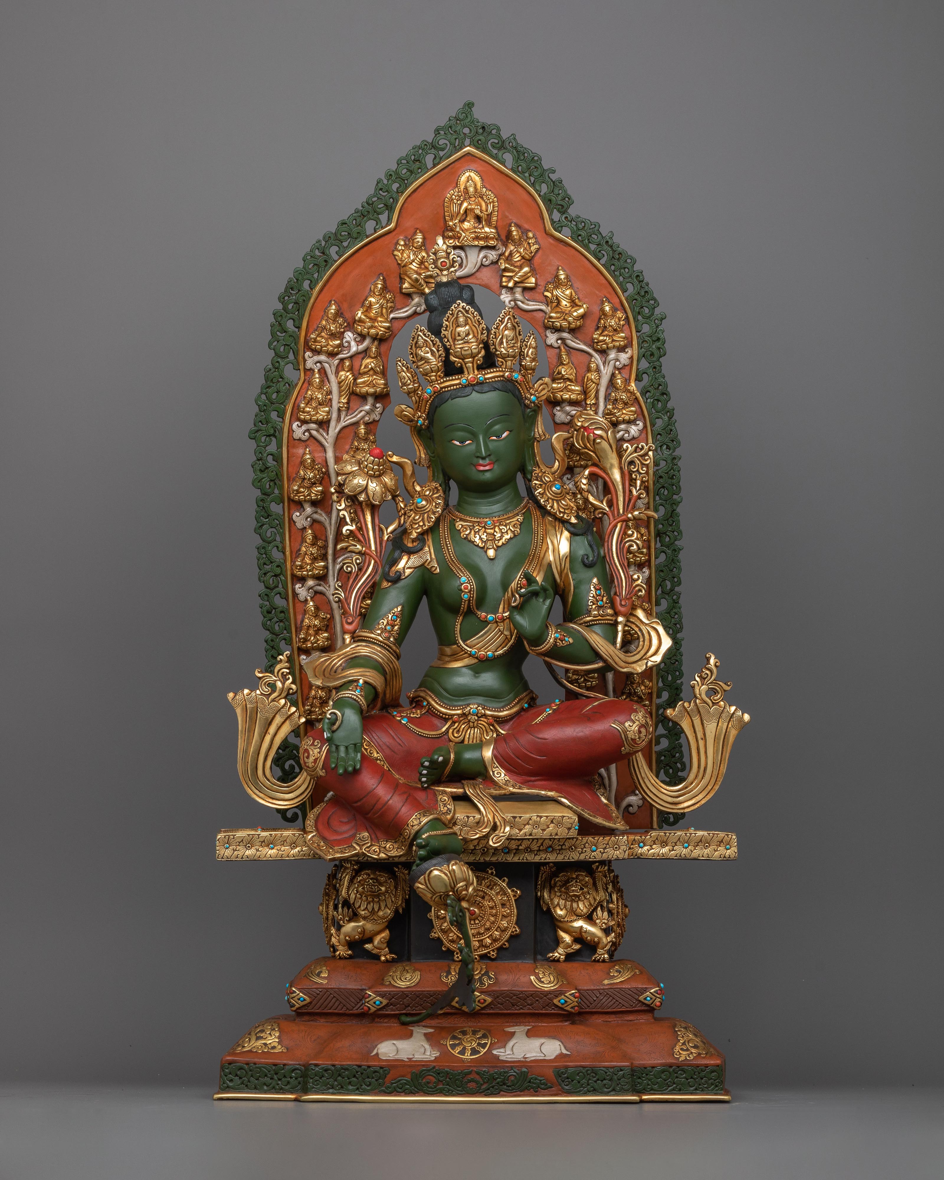 green-tara-buddha-sculpture for shrine