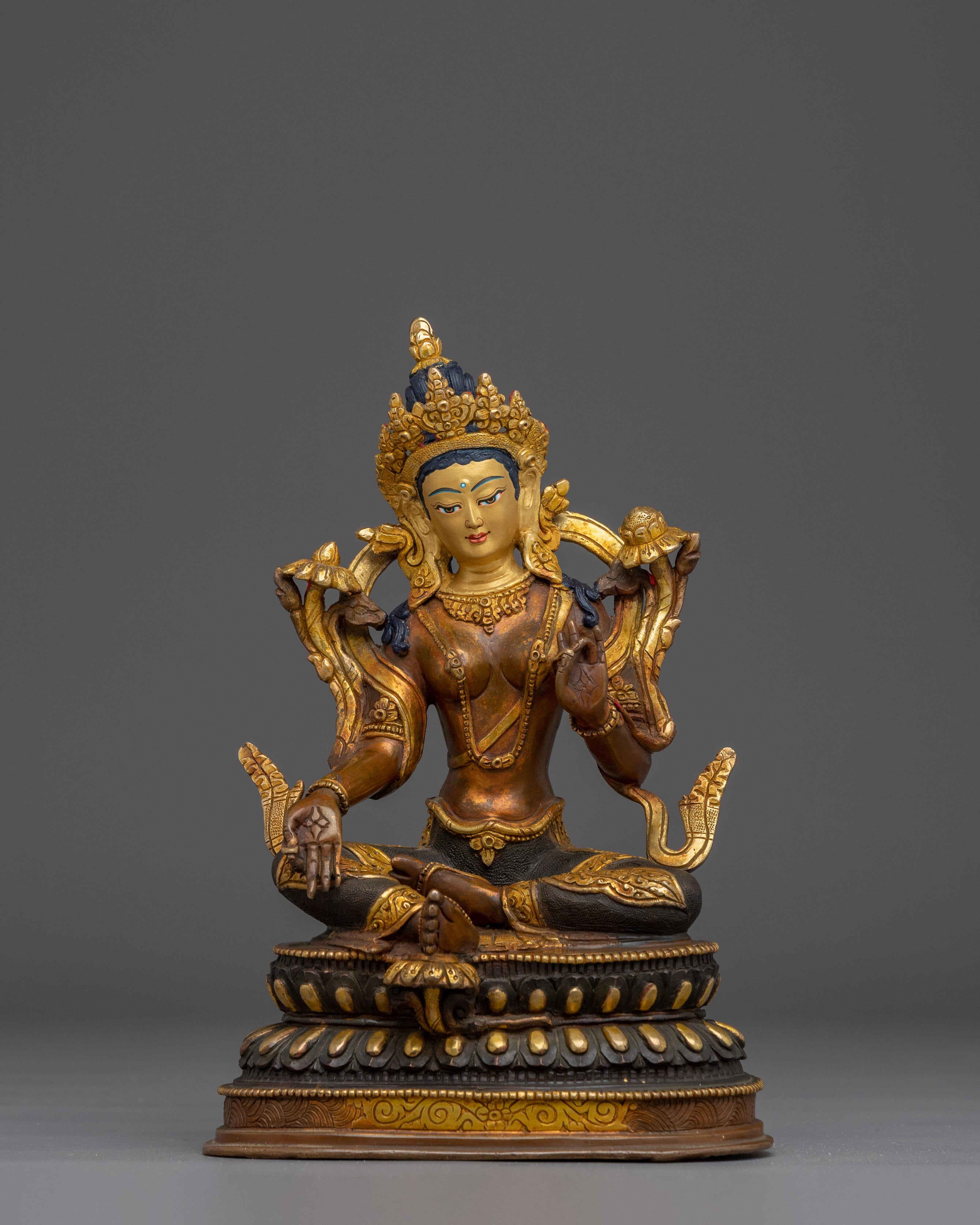 Tibetan Bodhisattva Set Statue | Dharma Protectors Deity