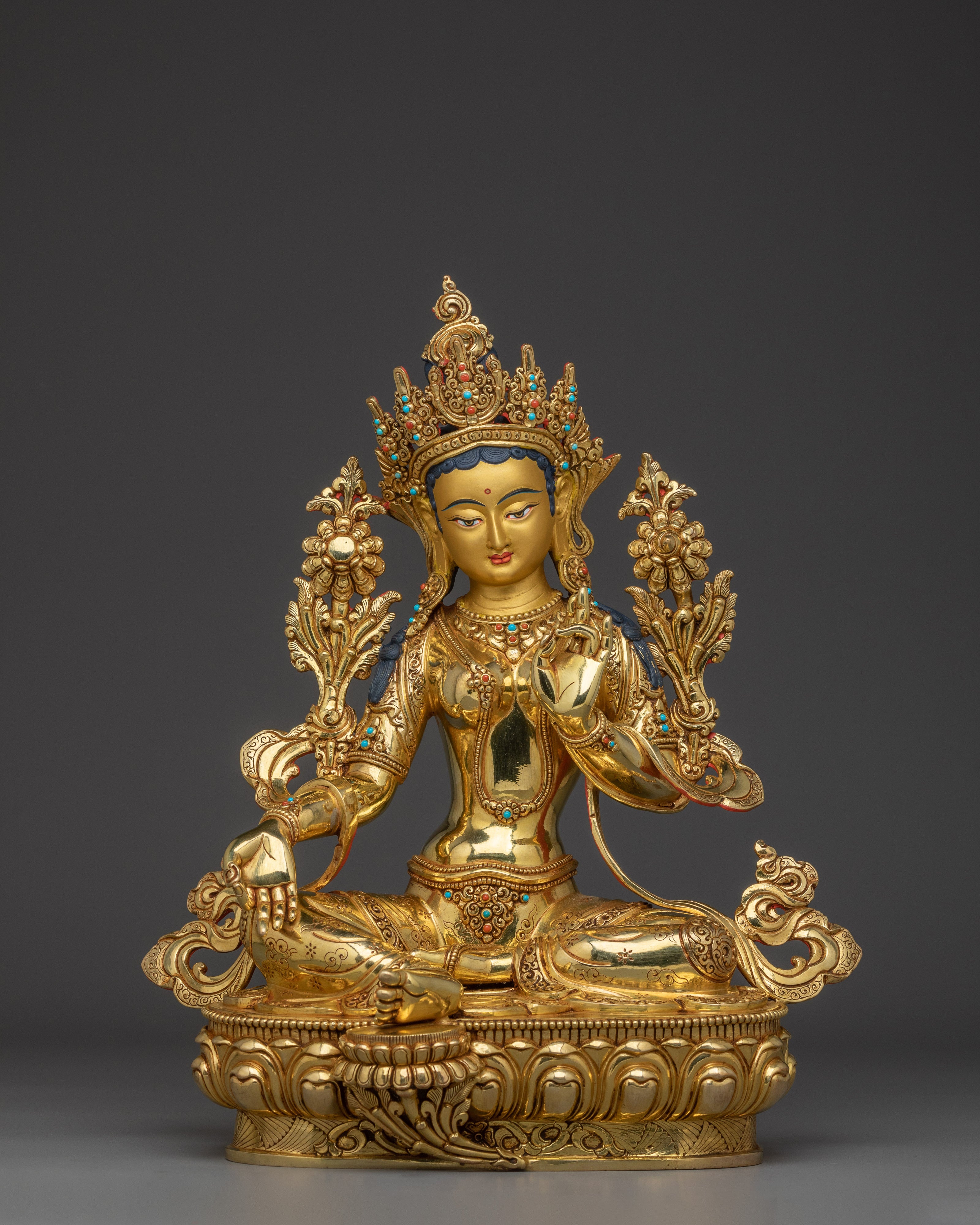 Compassionate Deity Shyama Tara Statue