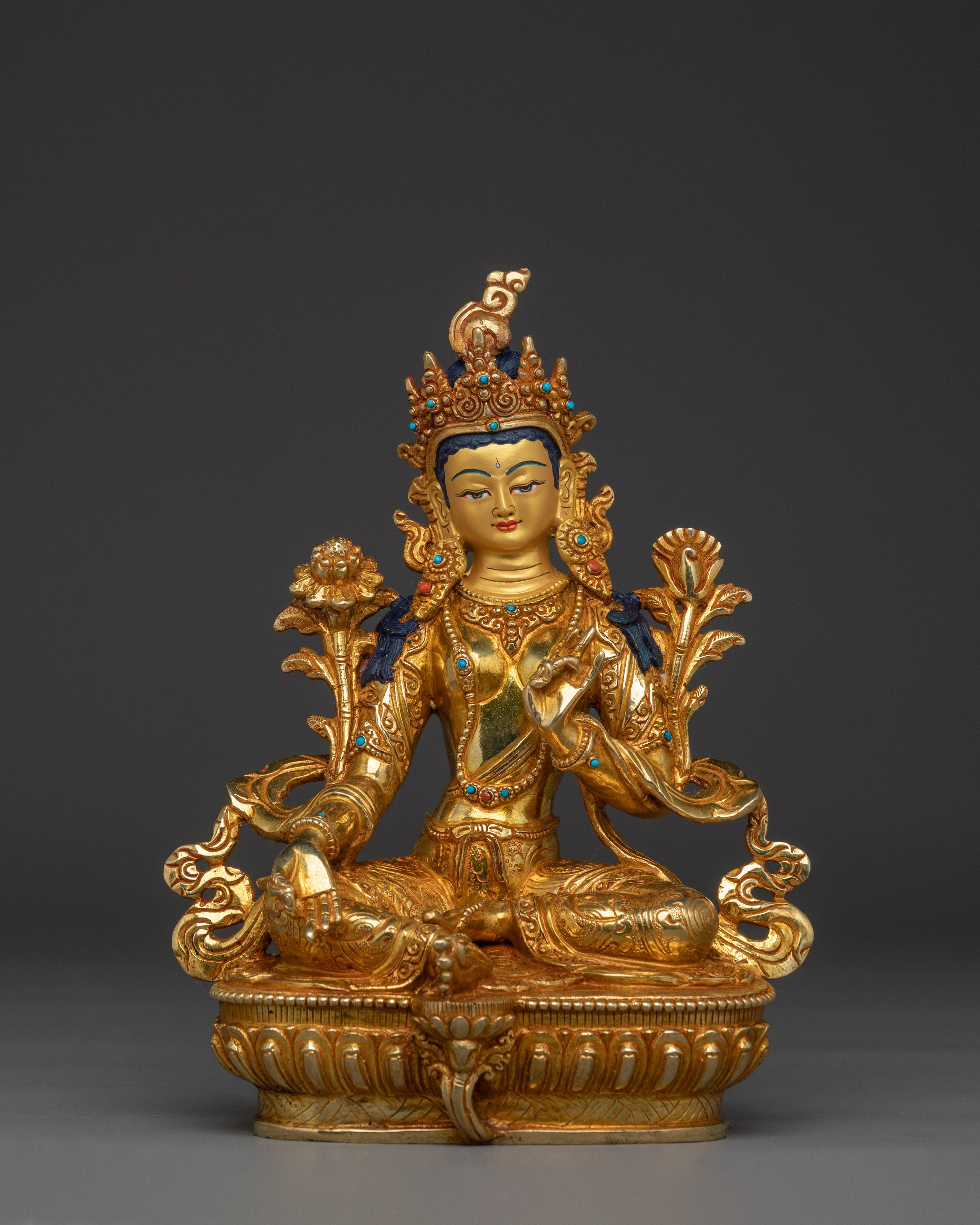 tibetan-buddhist-green-tara-sculpture