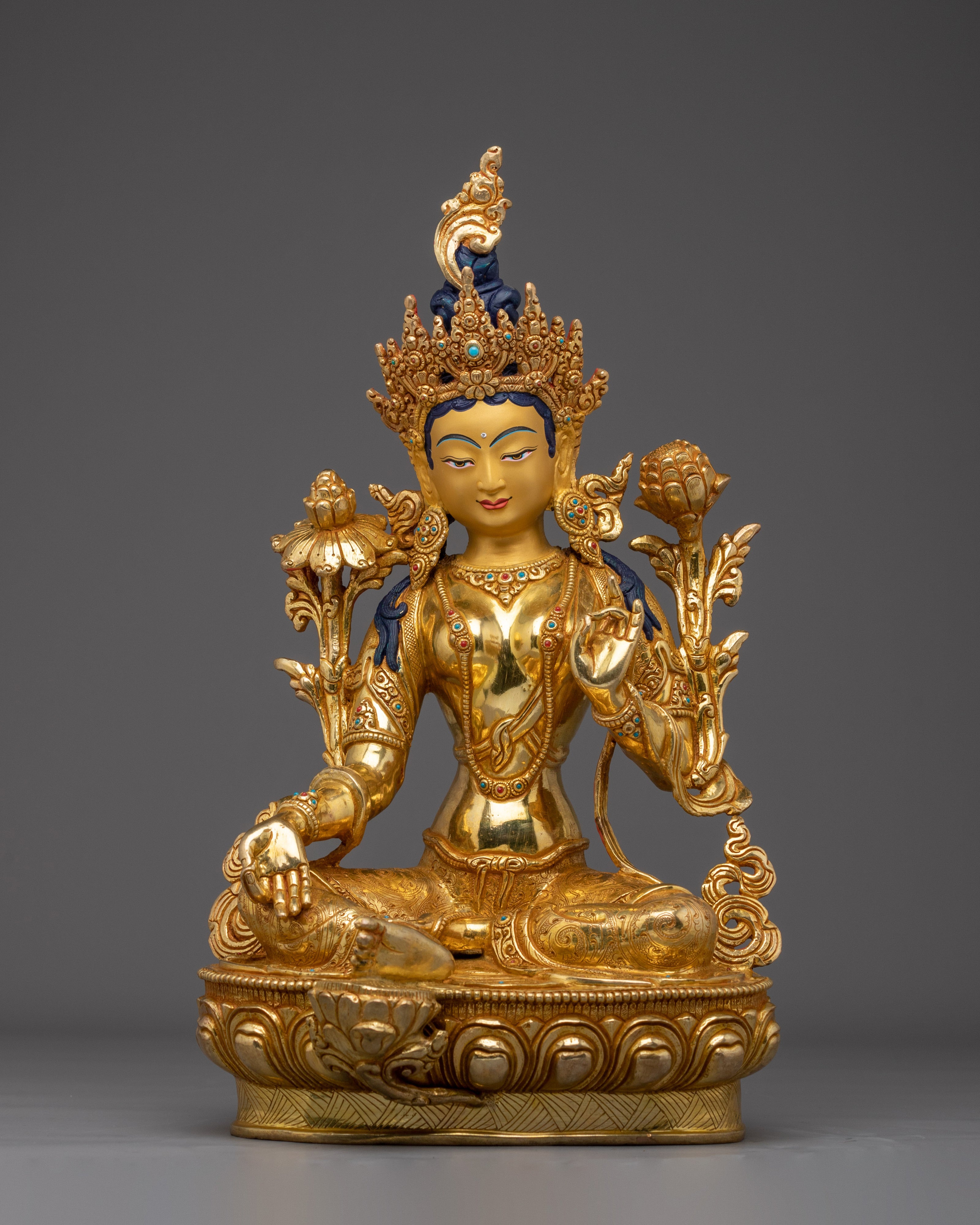 Peaceful Goddess Green Tara Artwork