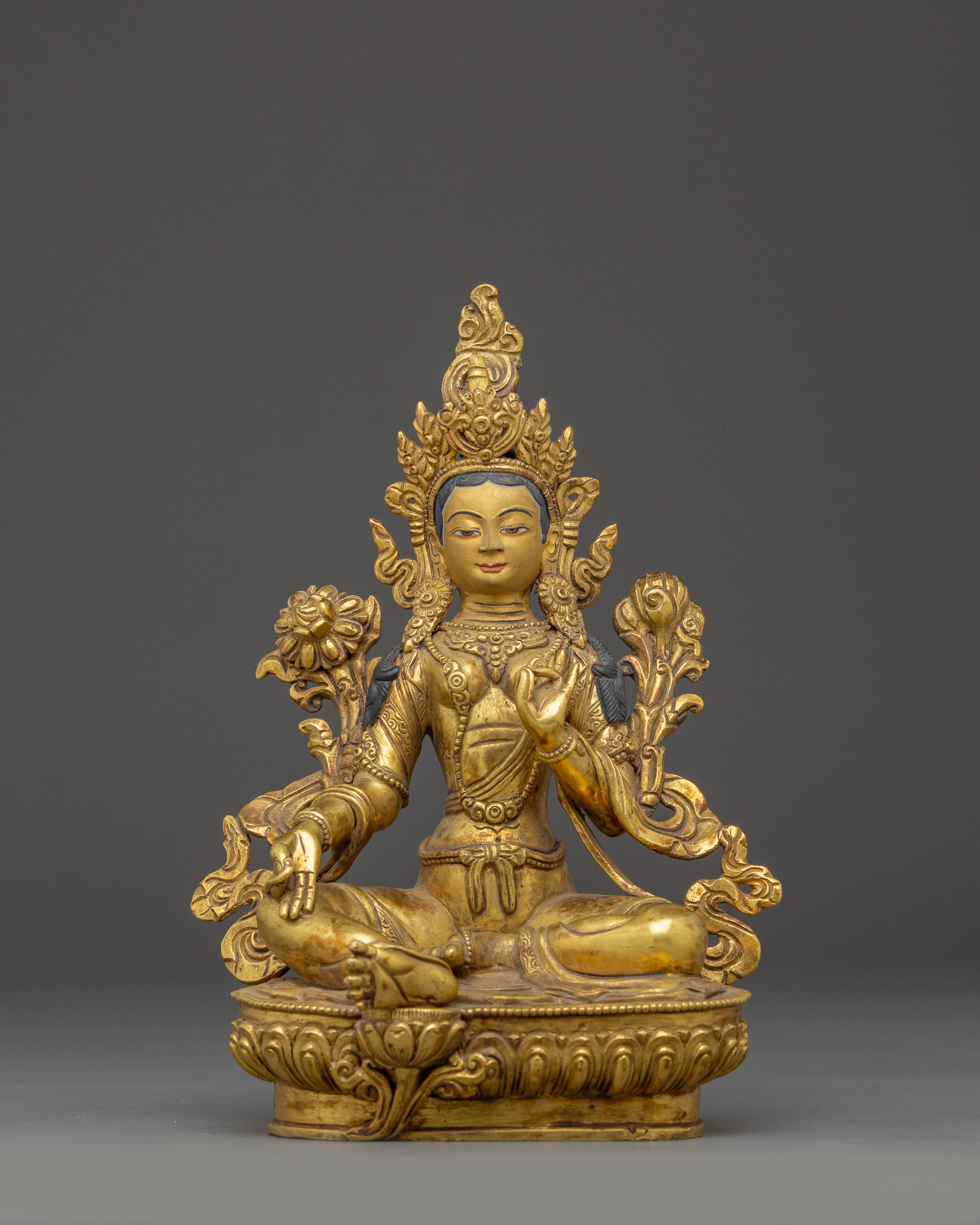 Spiritual Healing Deity Green Tara Art