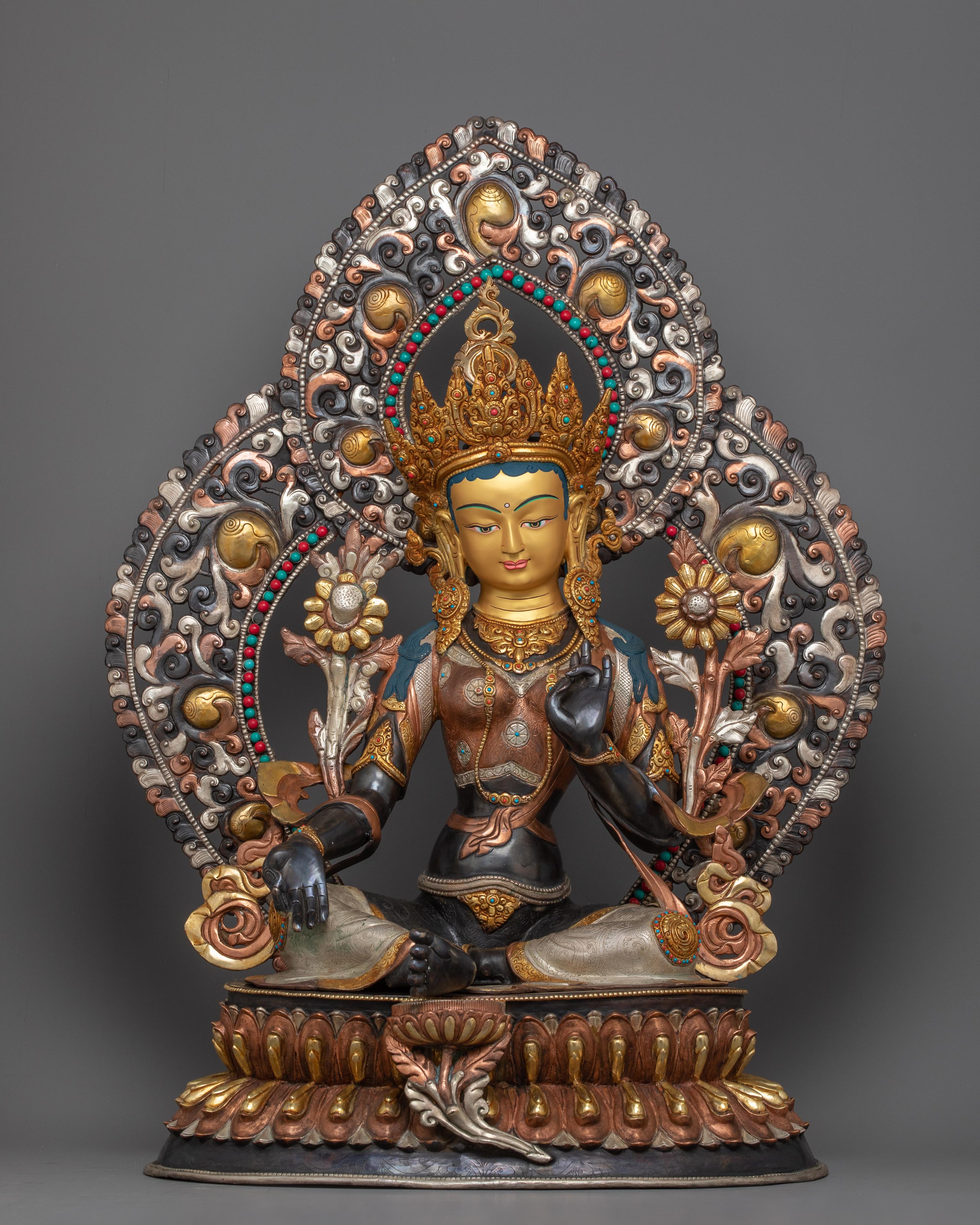 tibetan goddess statue