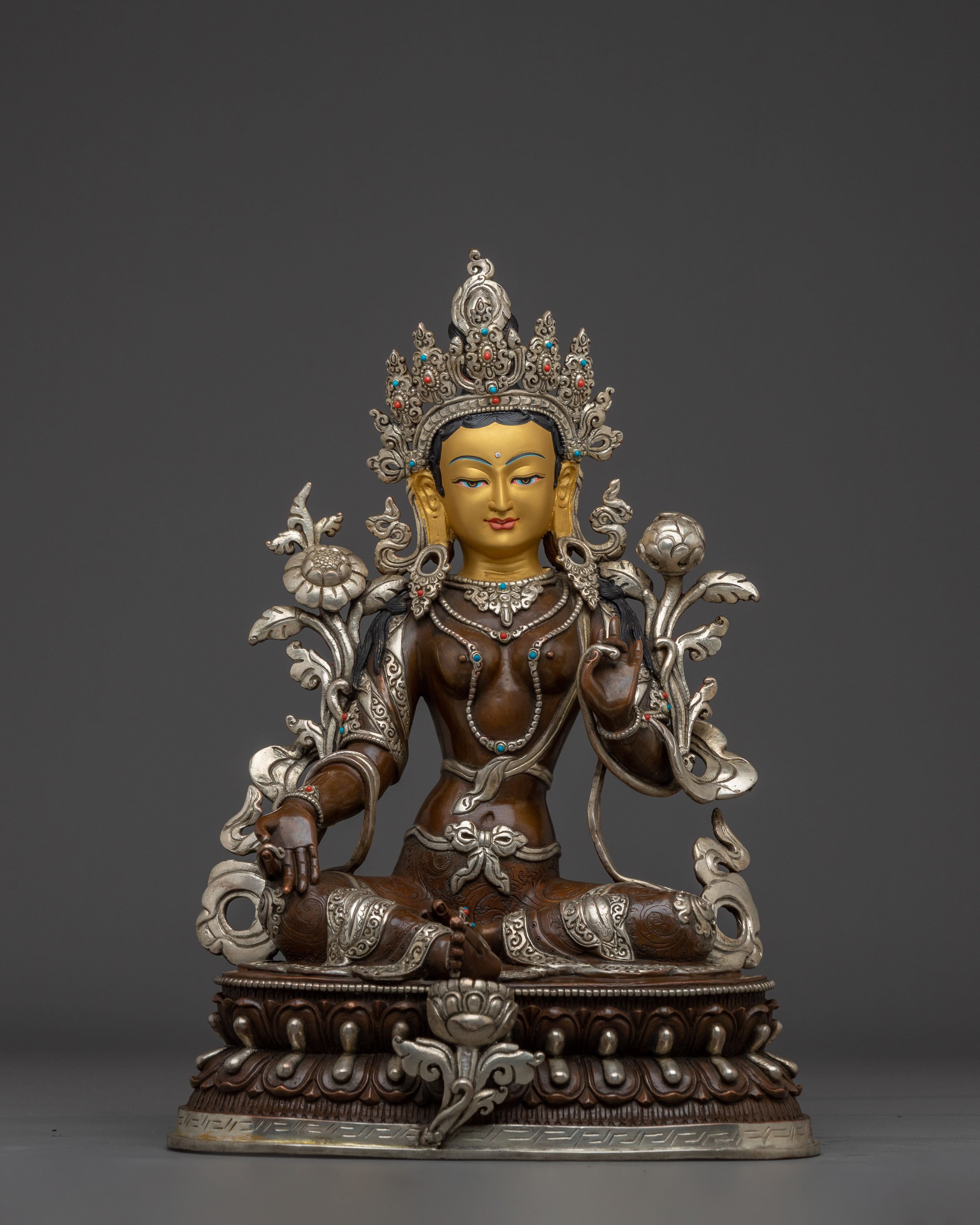 religious-statue-of-green-tara