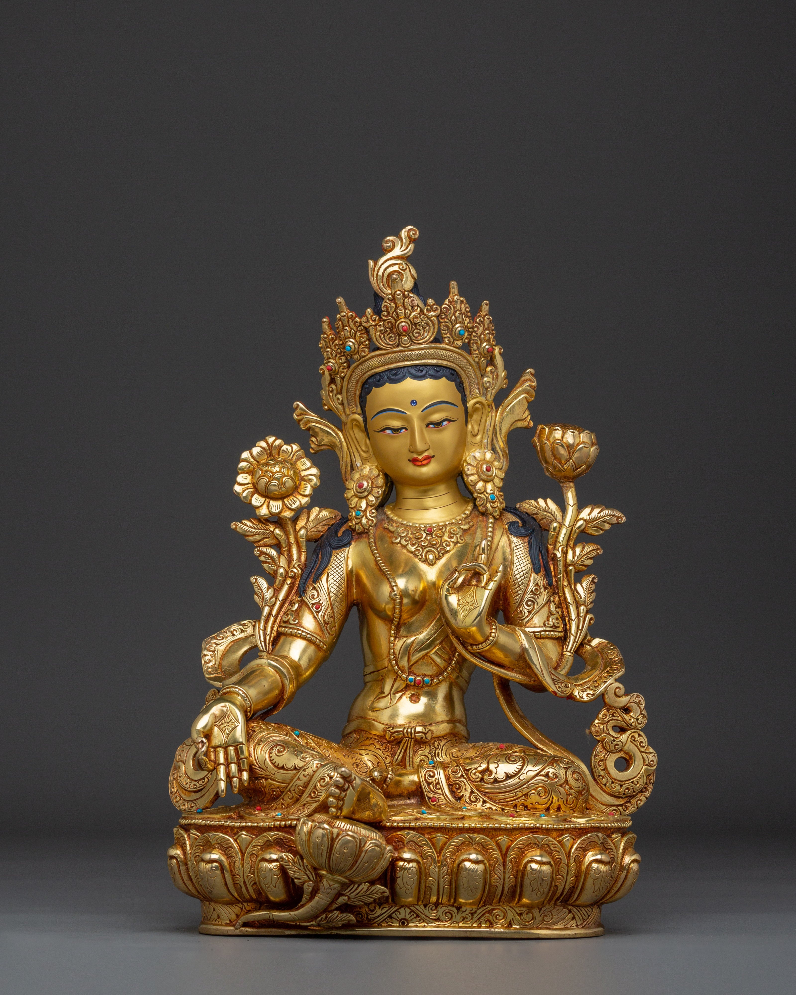 Compassionate Bodhisattva Shyama Tara Art