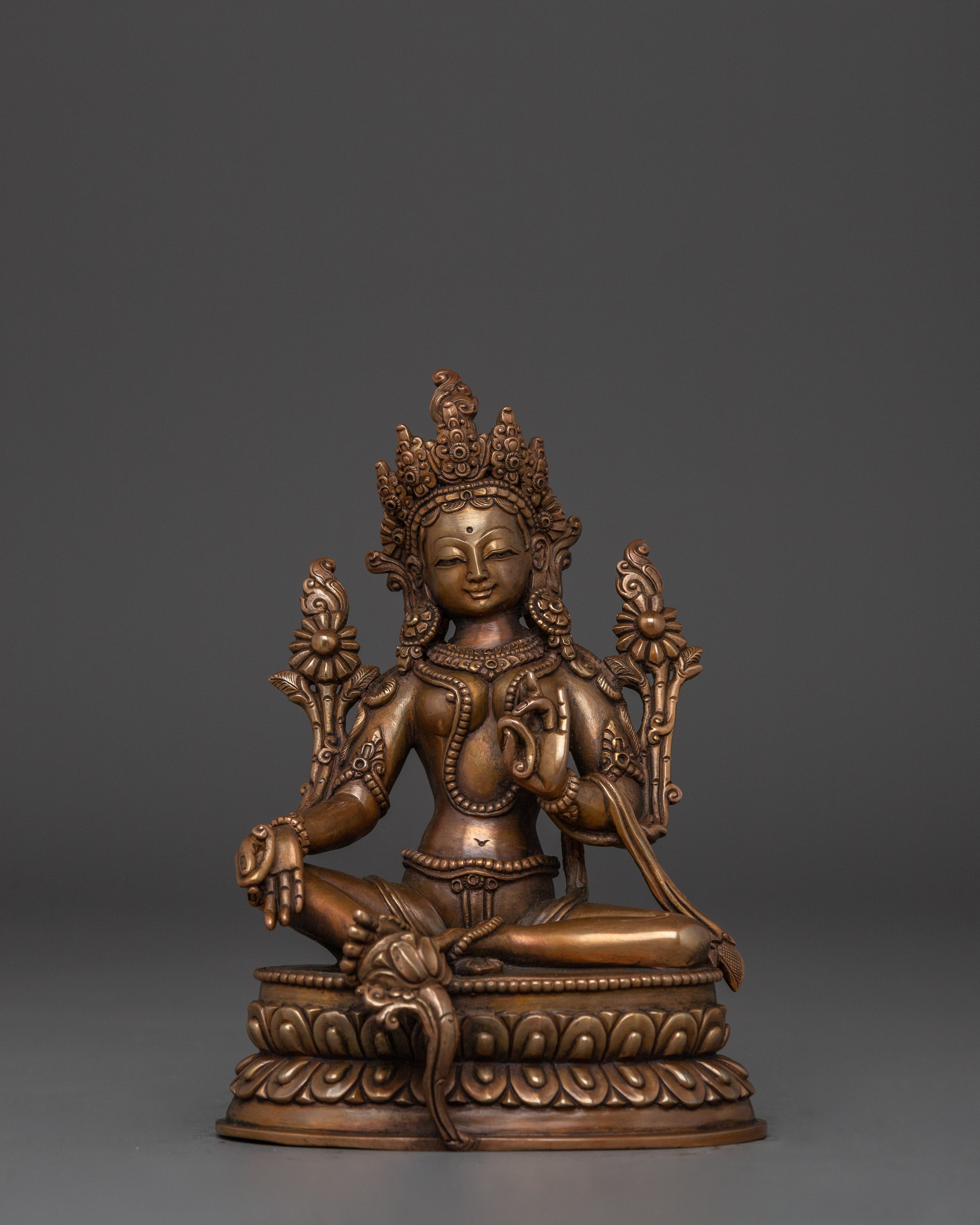 shyama-tara-oxidized-statue