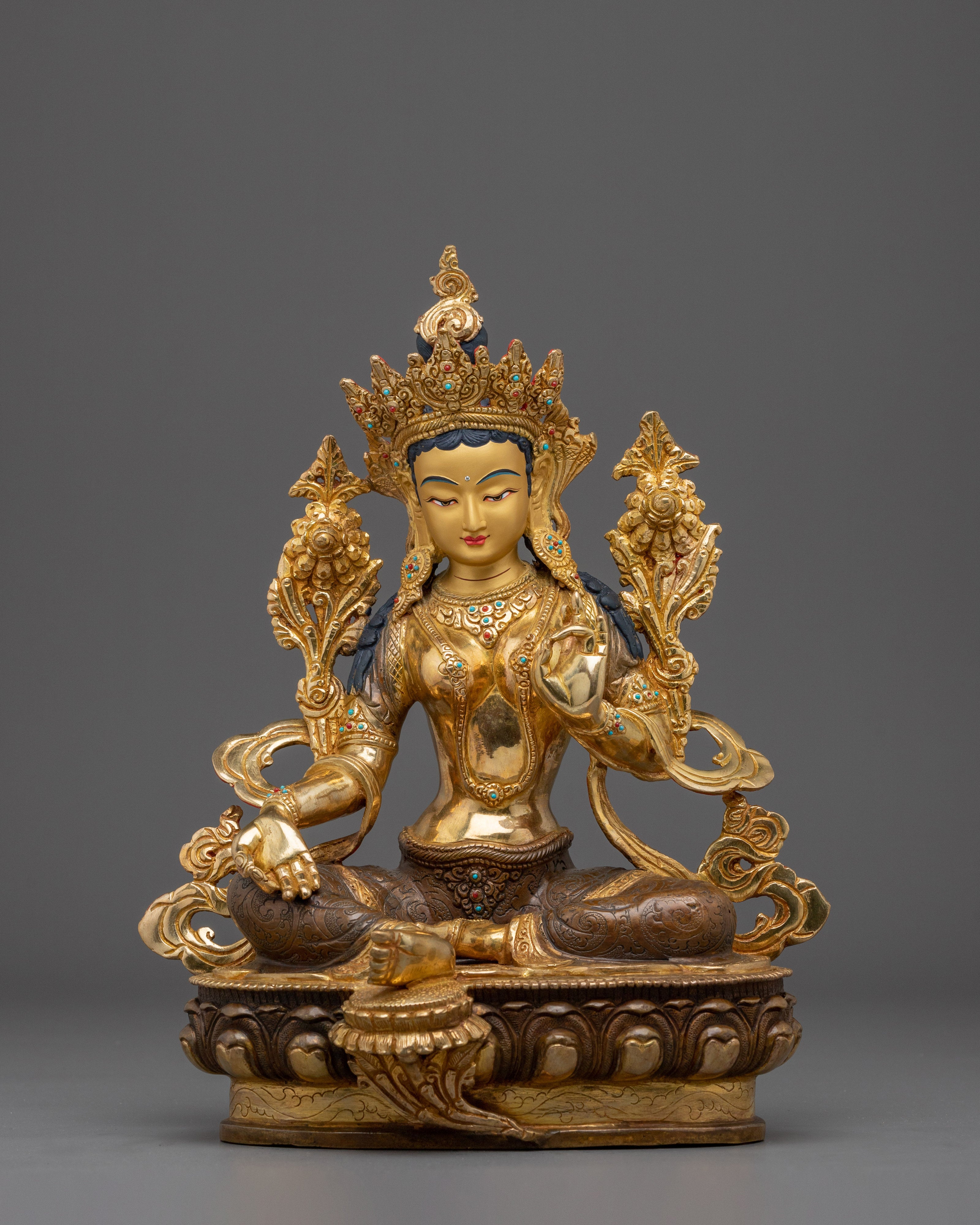 Green Tara Artwork : Swift Liberator Goddess