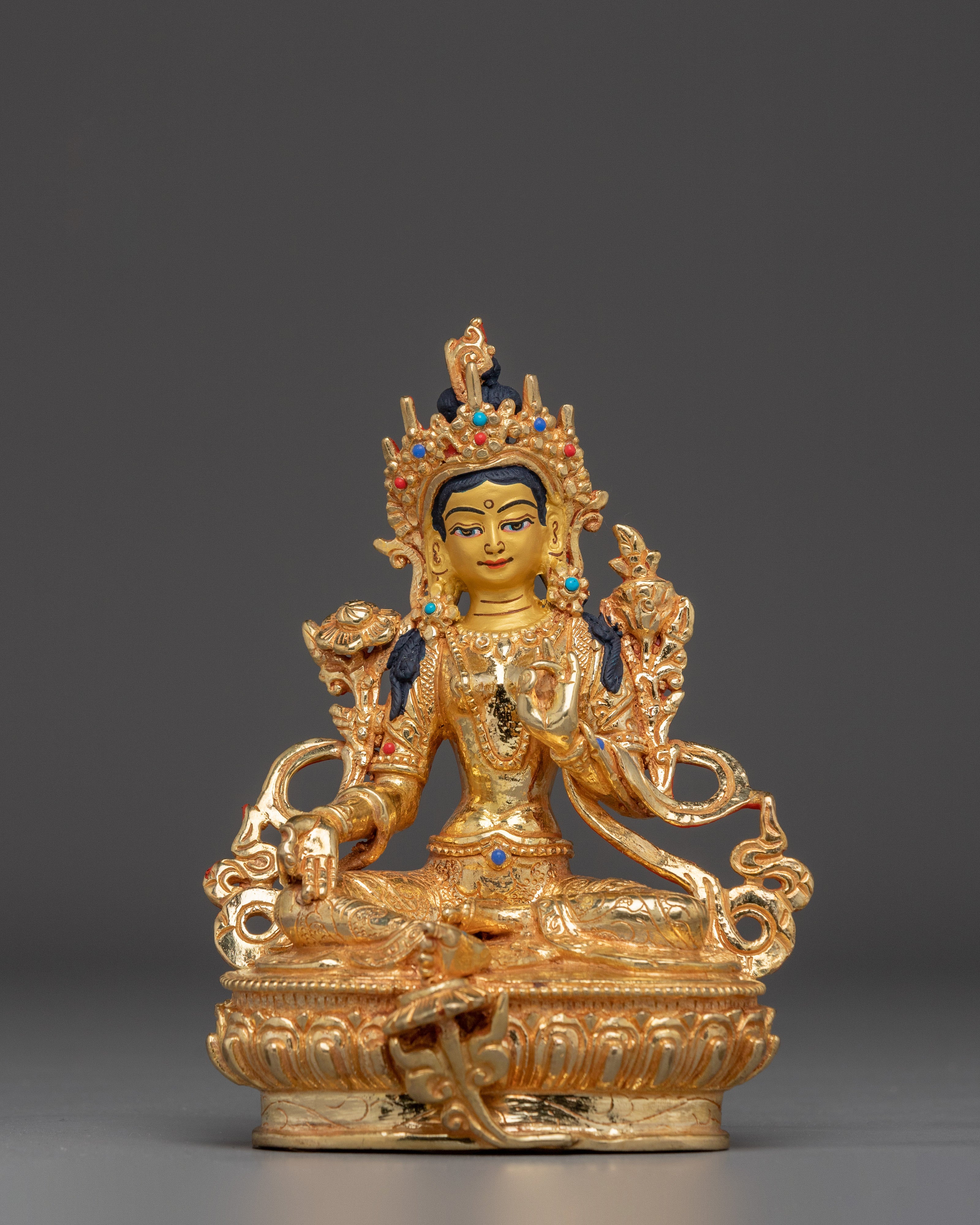 Swift Liberator Green Tara Figurine | Mother of All Buddhas