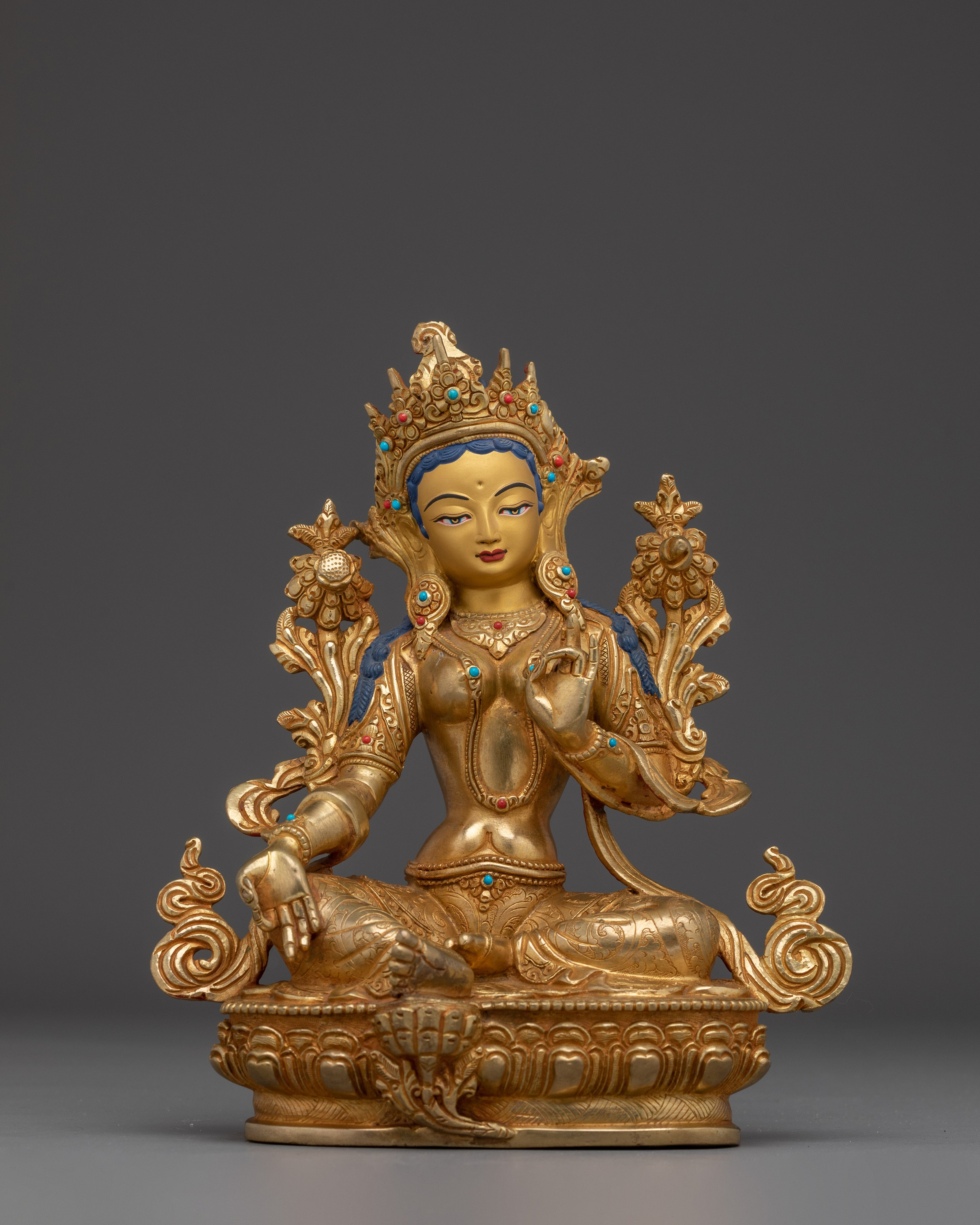 handmade-buddhist-art-of-green-tara
