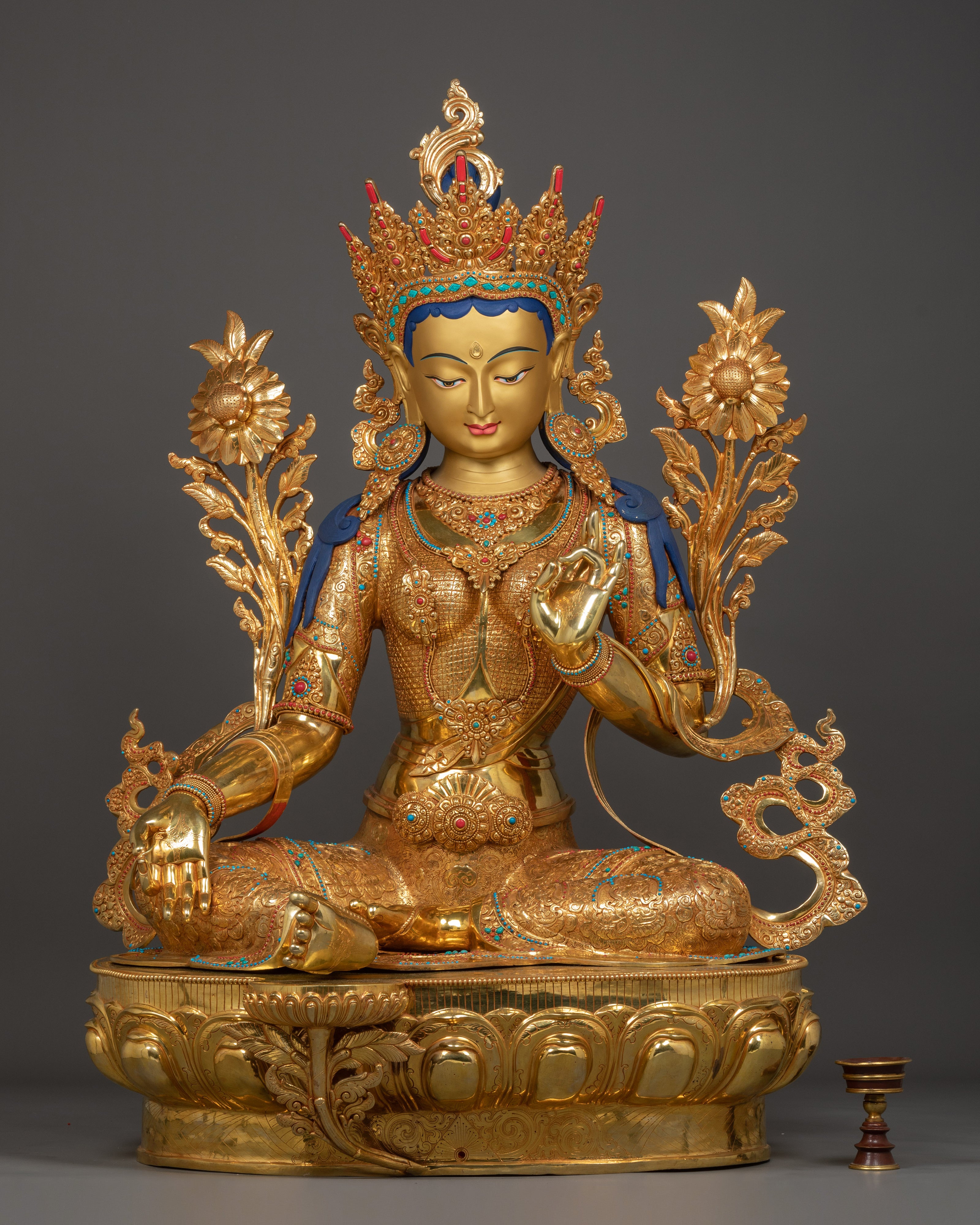 Mother Green Tara Handmade Statue | Symbol of Peace and Healing