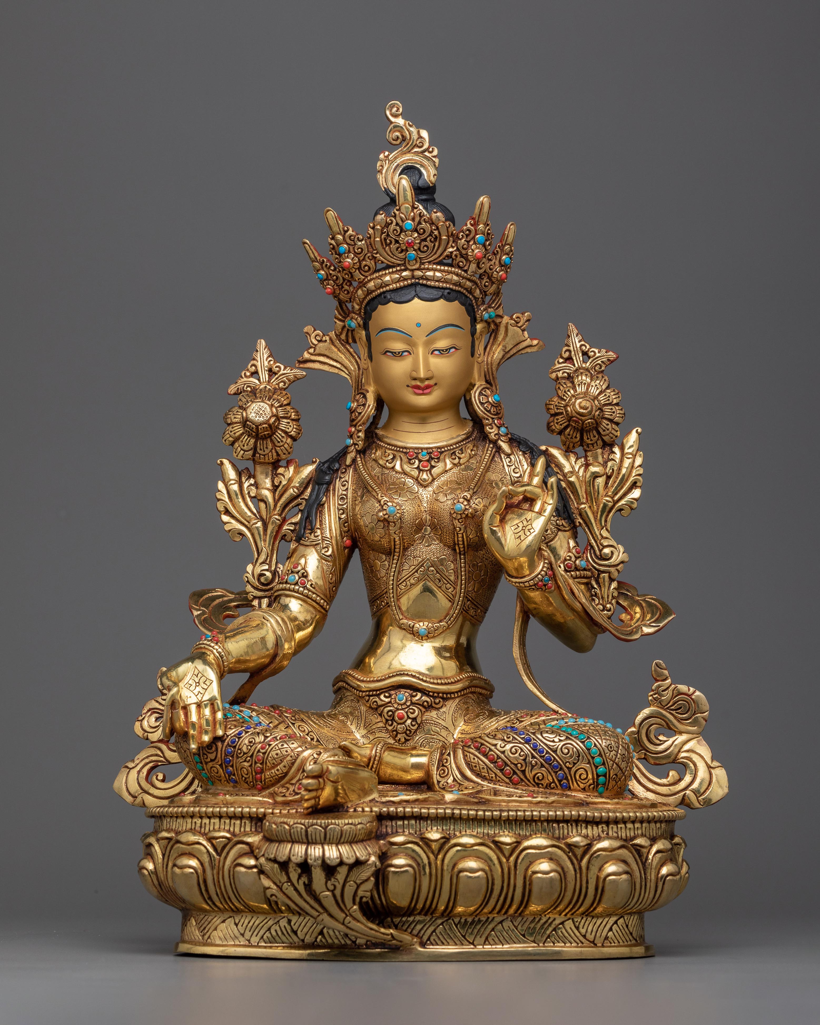 green-tara-sculpture-for-shrine
