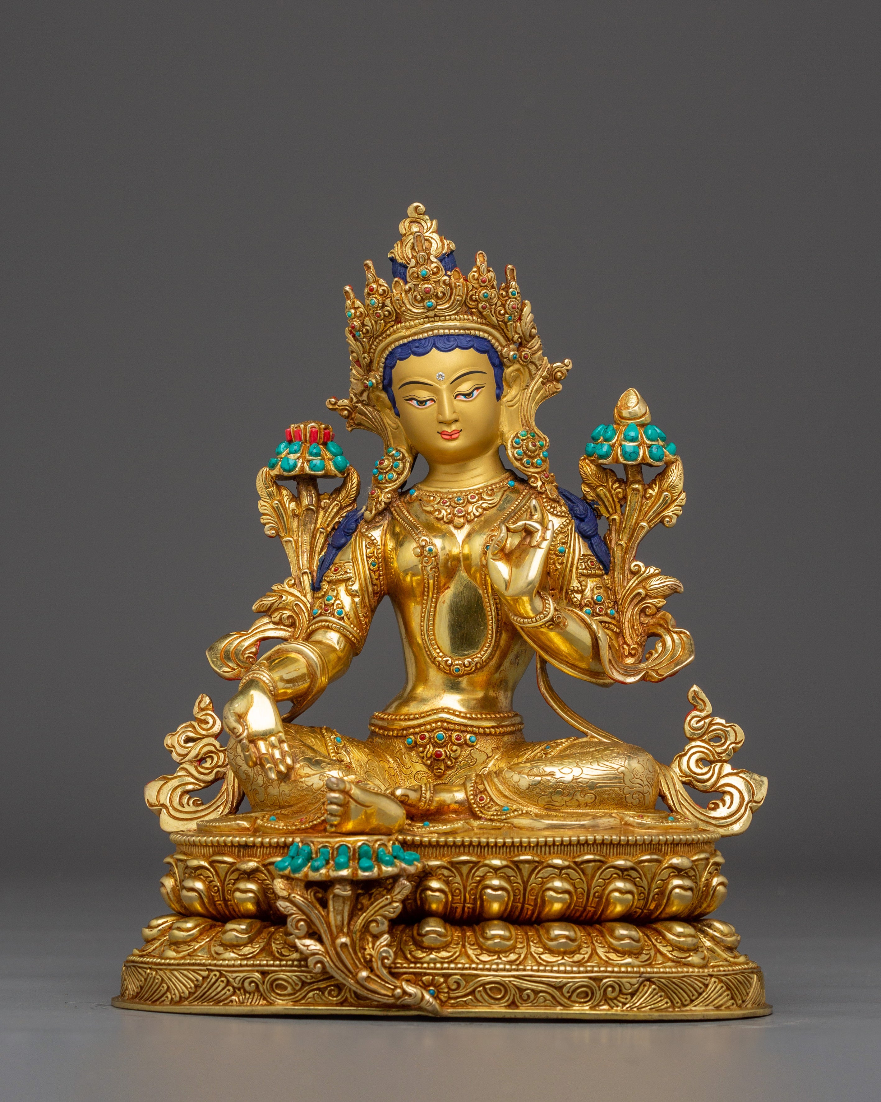Healing Deity Green Tara Art