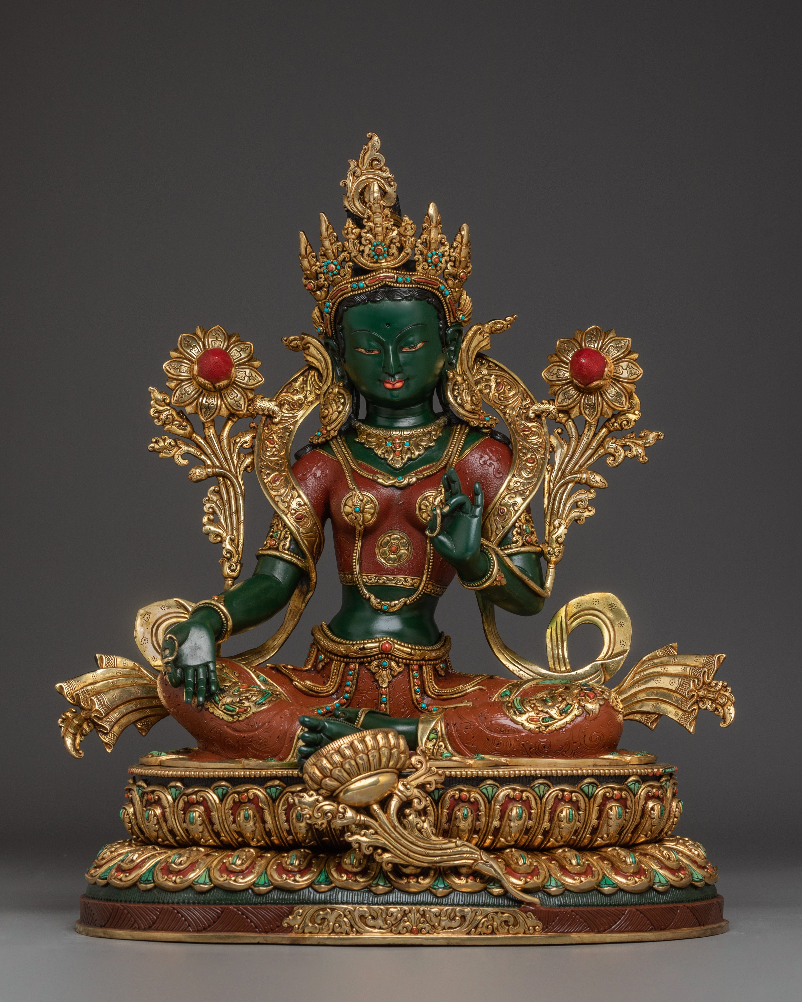 fear-remover-green-tara-statue
