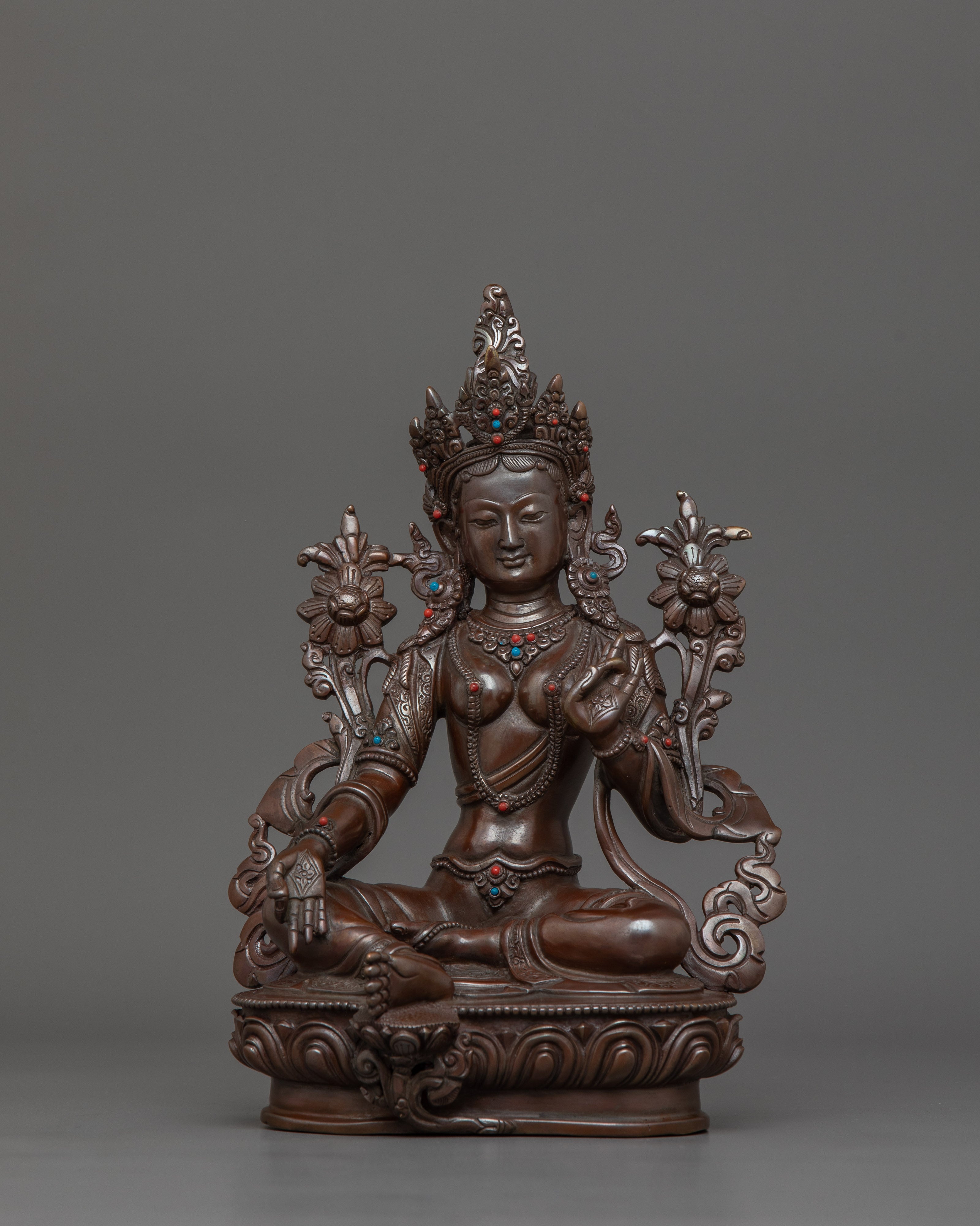 himalayan-statue-of-buddhist-deity-green-tara