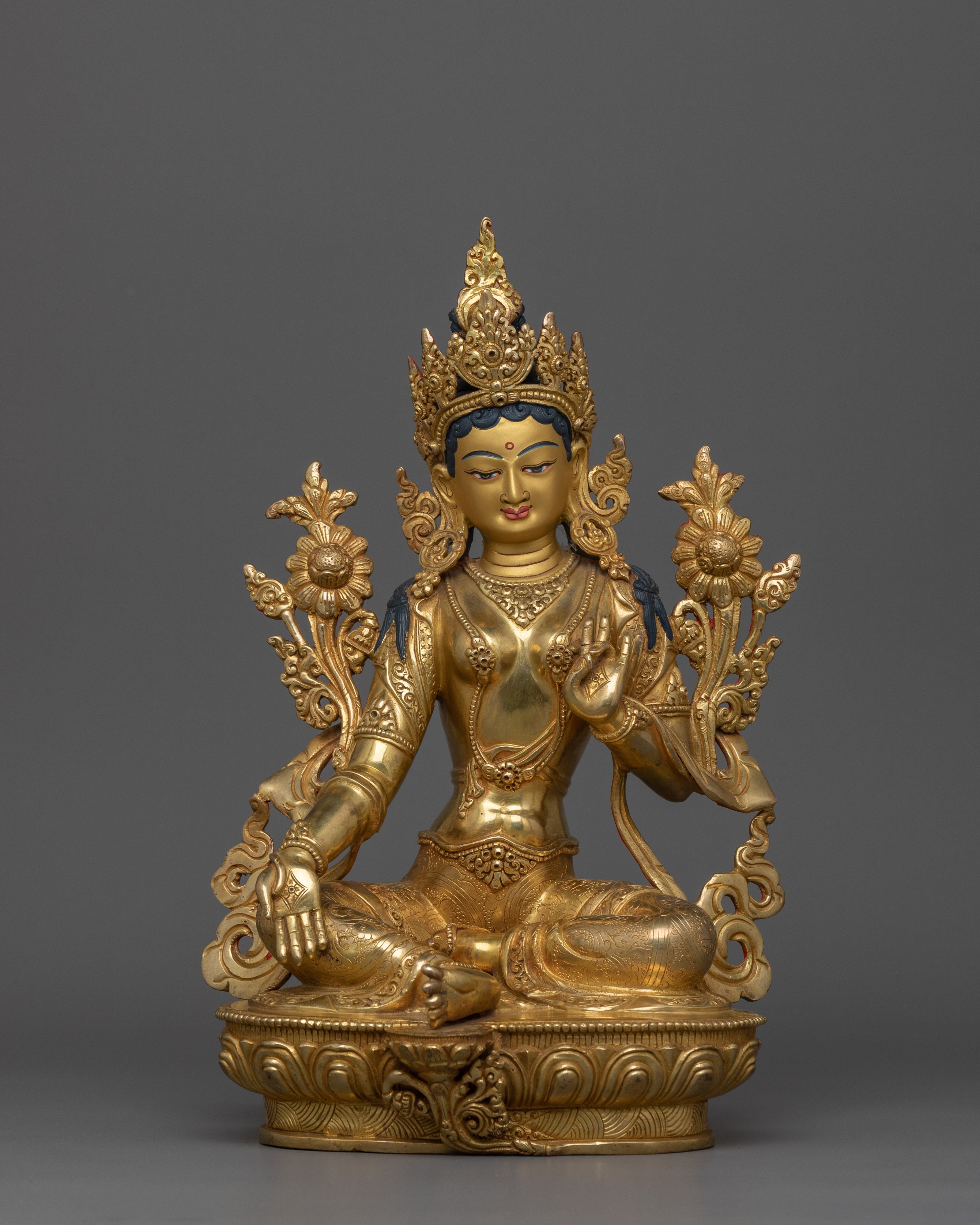 Swift Liberator Green Tara Statue | The Mother of Compassionate Action