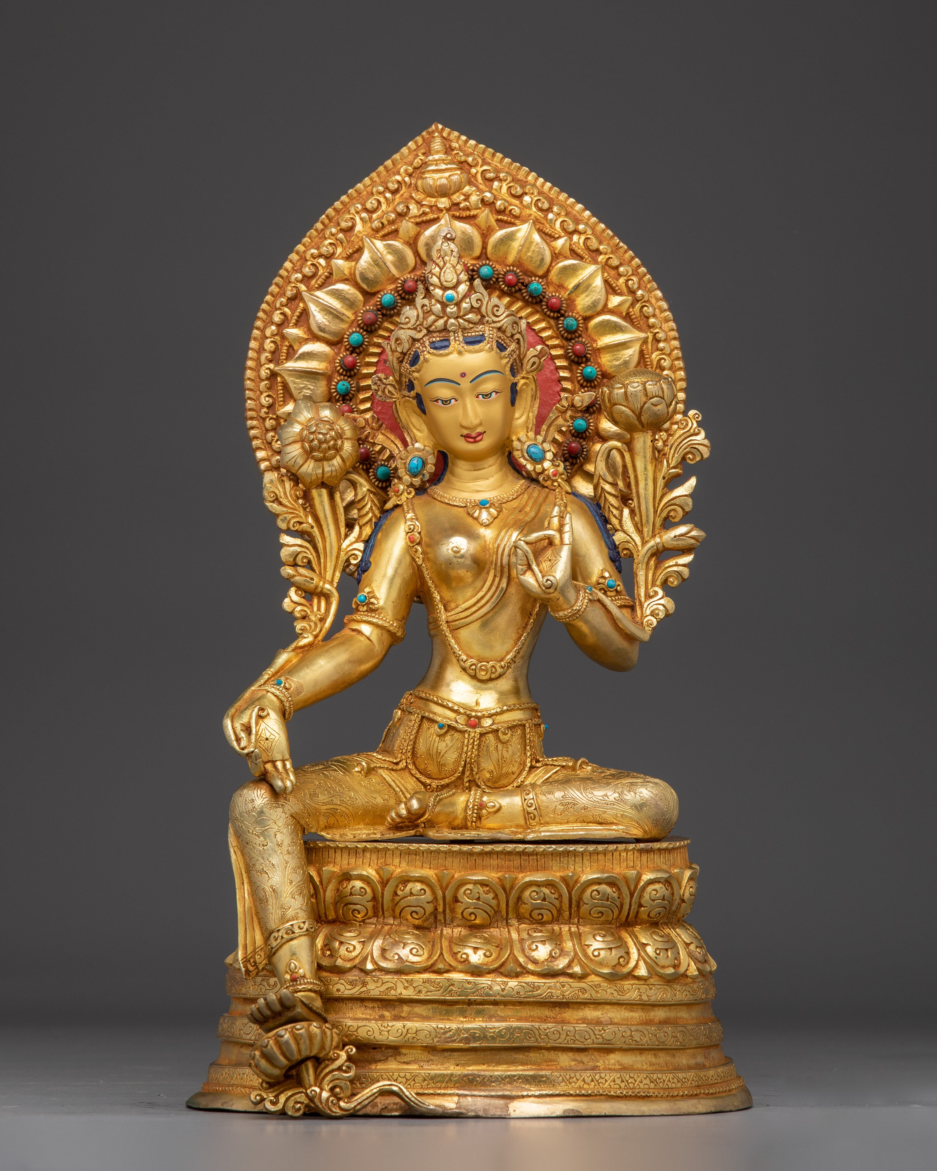 Sacred Feminine Energy of Green Tara Art