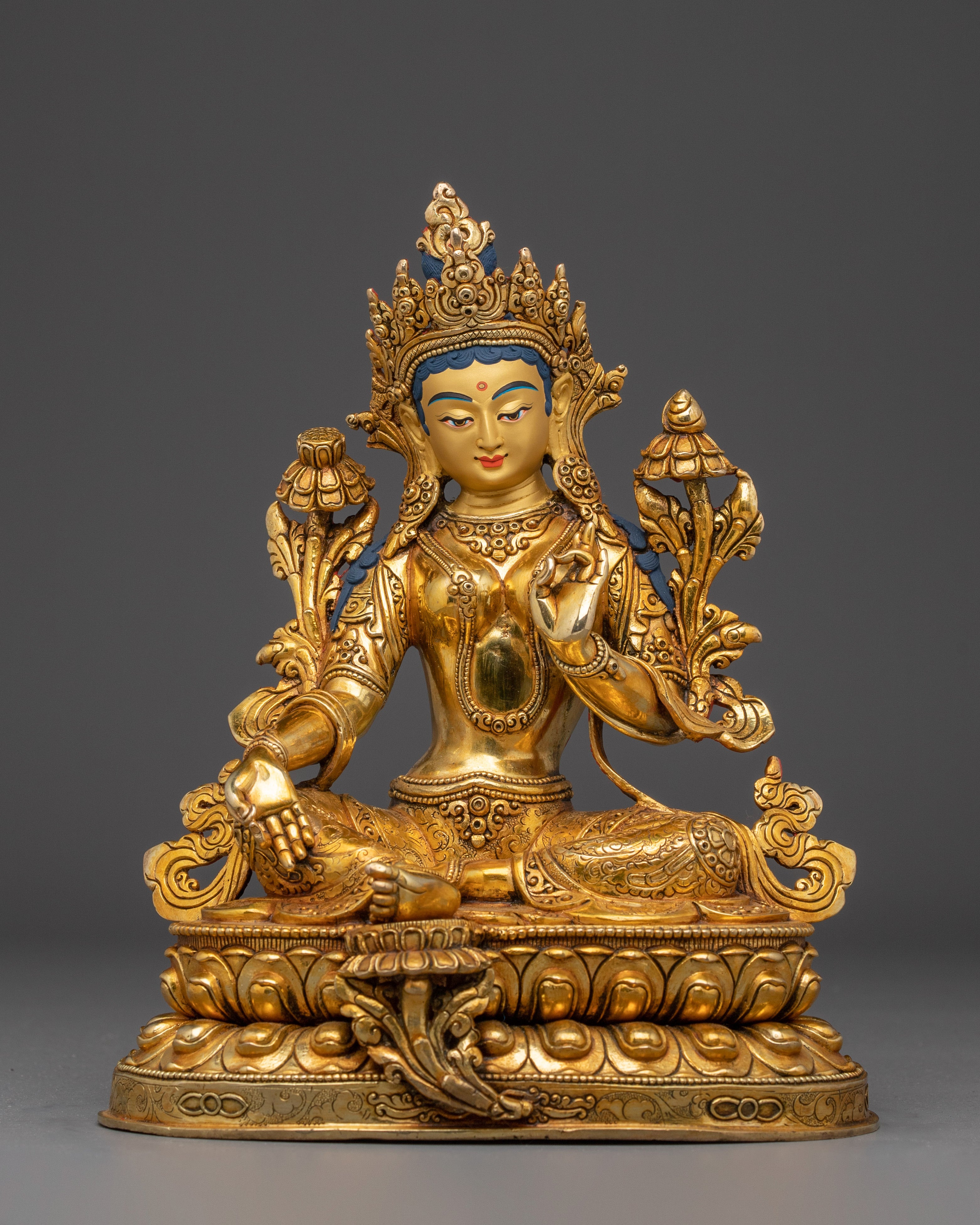 Radiant Golden Shyama Tara Art