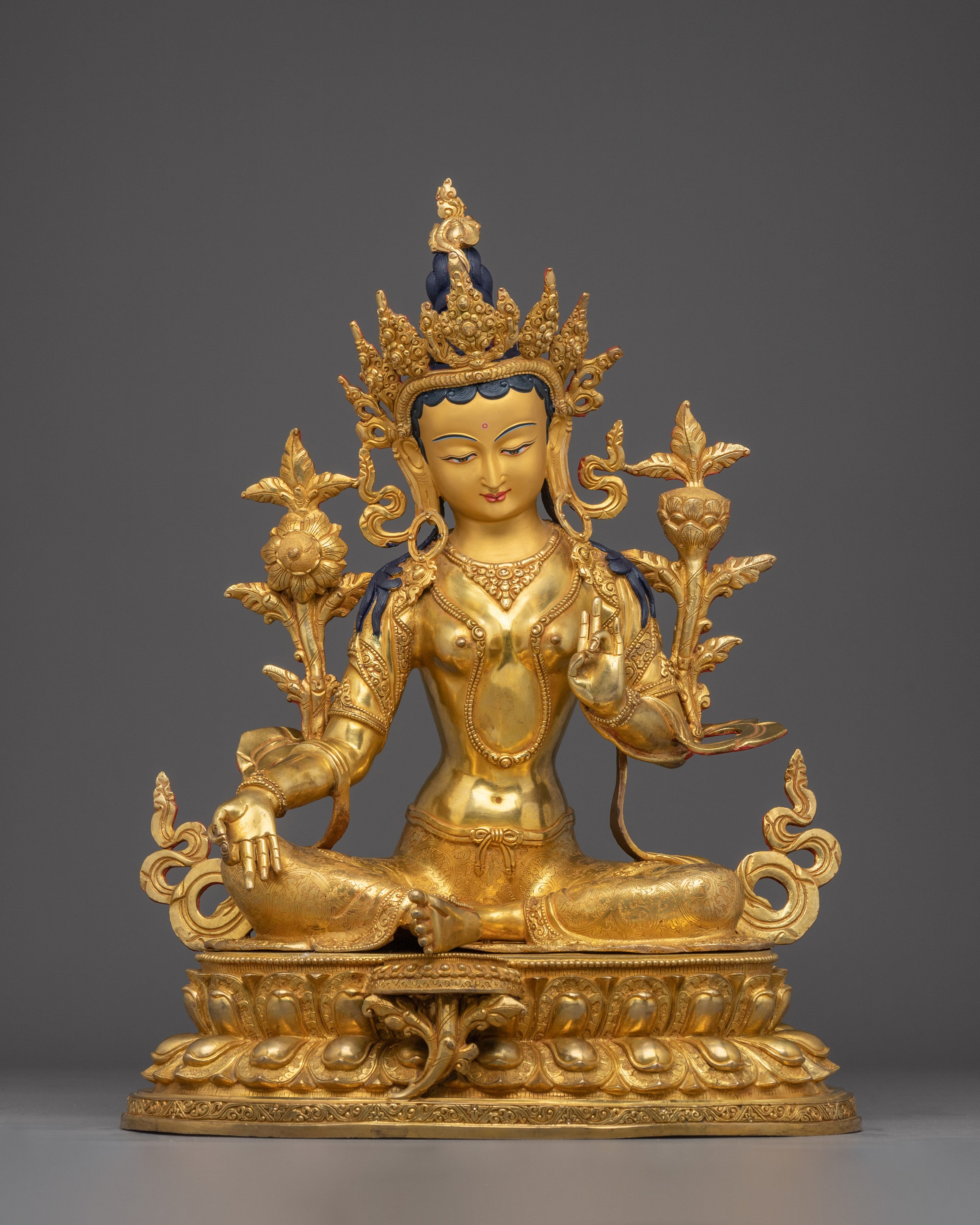 Enlightened Feminine Energy of Green Tara Statue