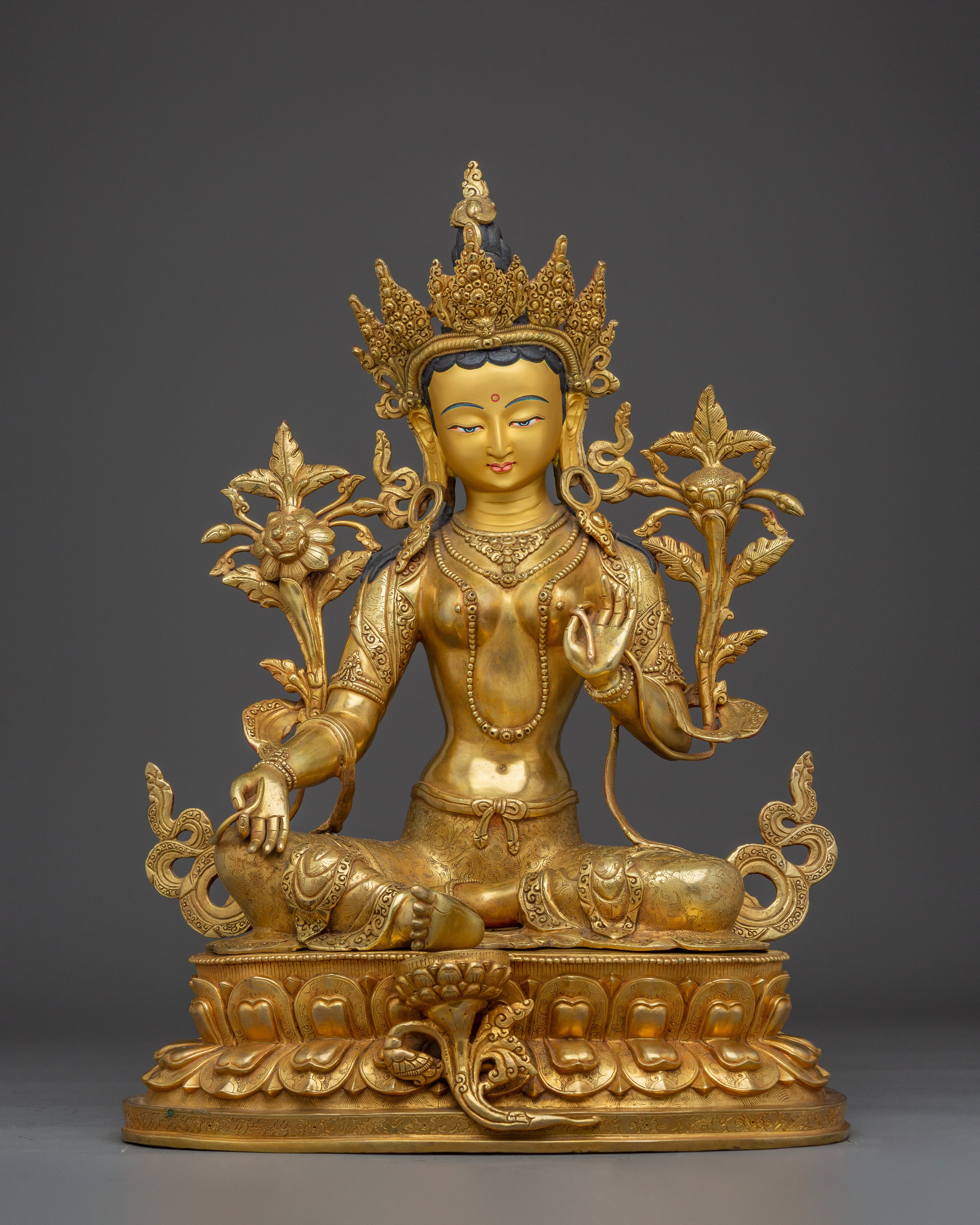 Green Tara Spiritual and Healing Energy Statue