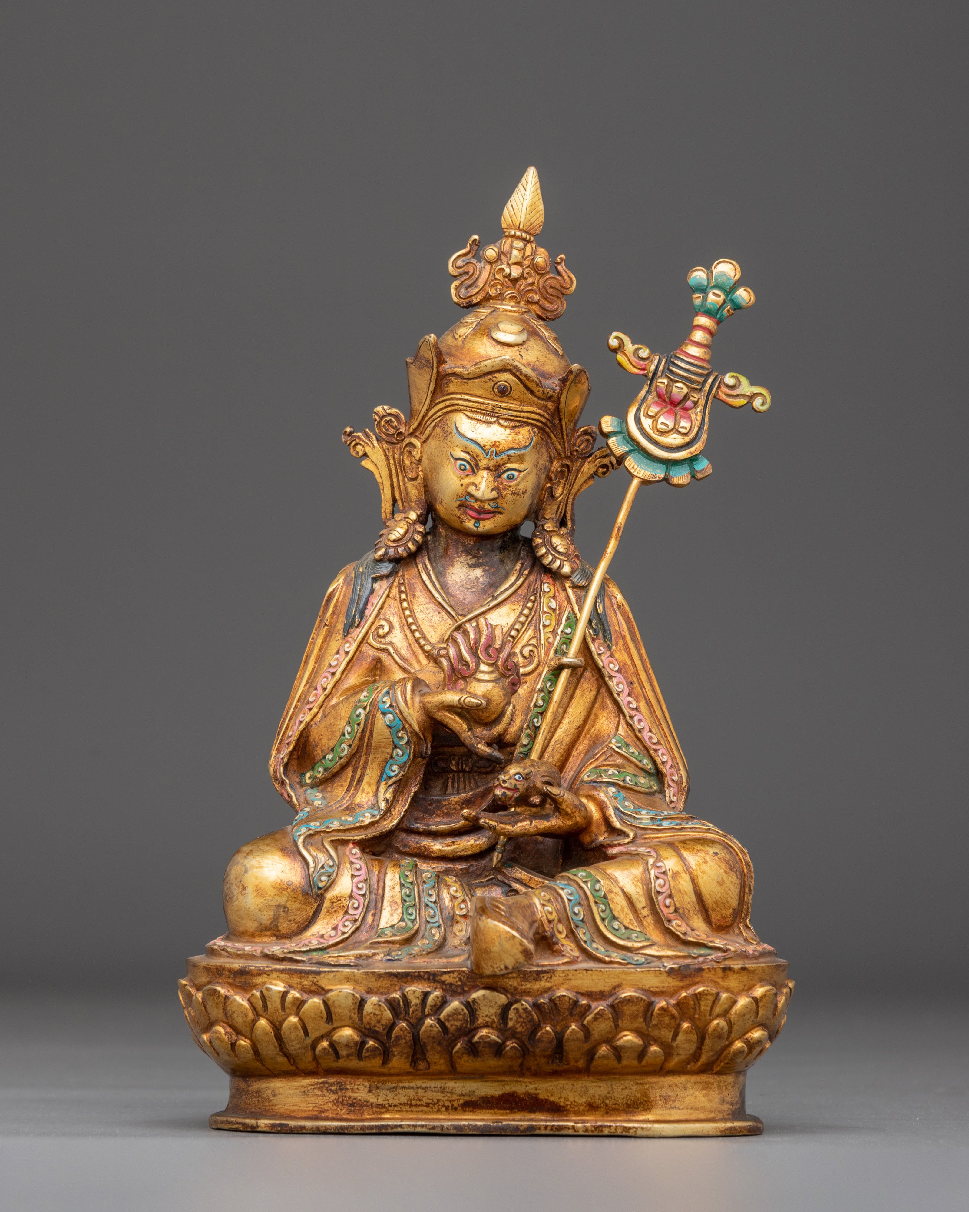 Copper Statue of Guru Norla