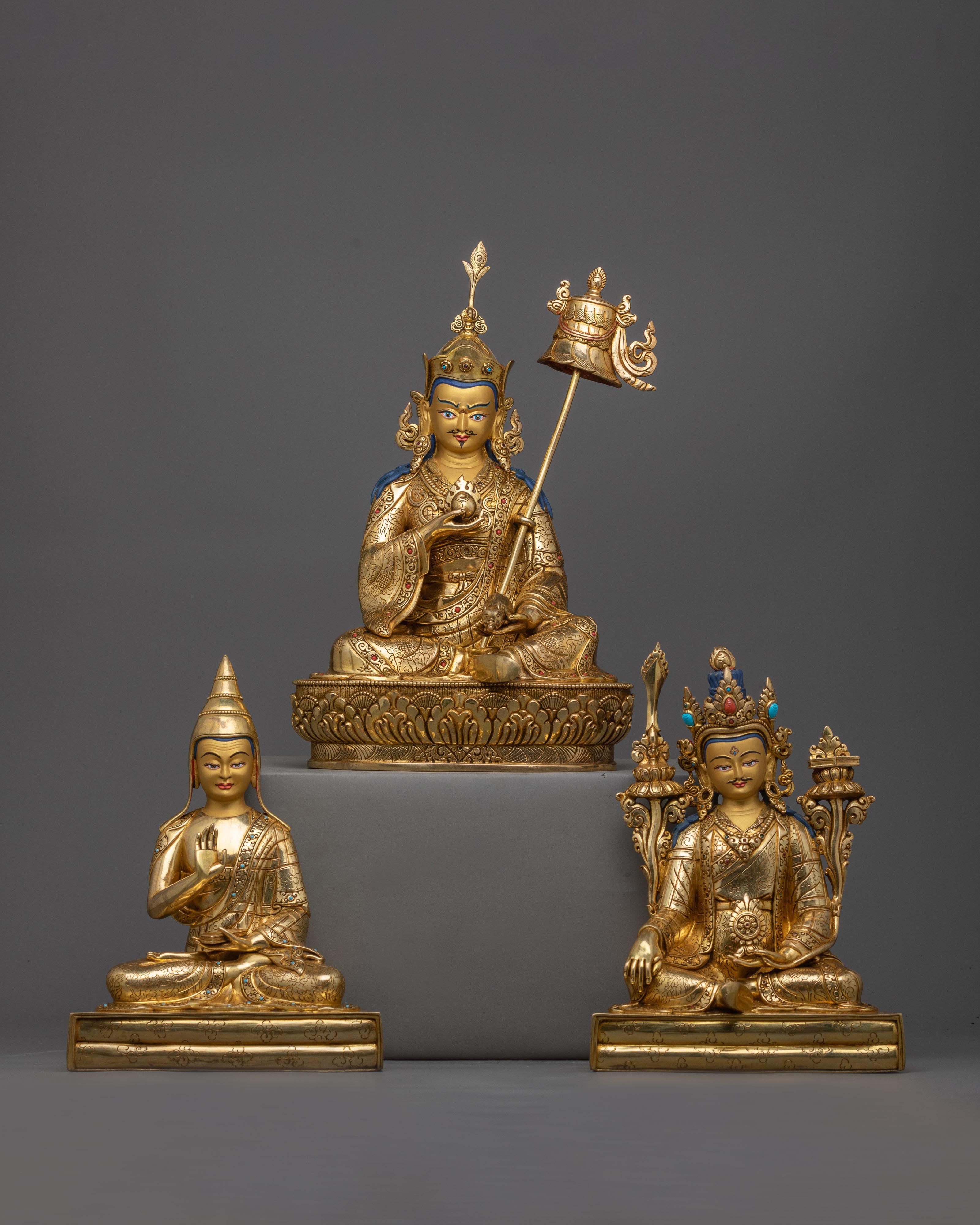 Guru Orgyen Norla with Trisong Detsen & Santaraksita Set
