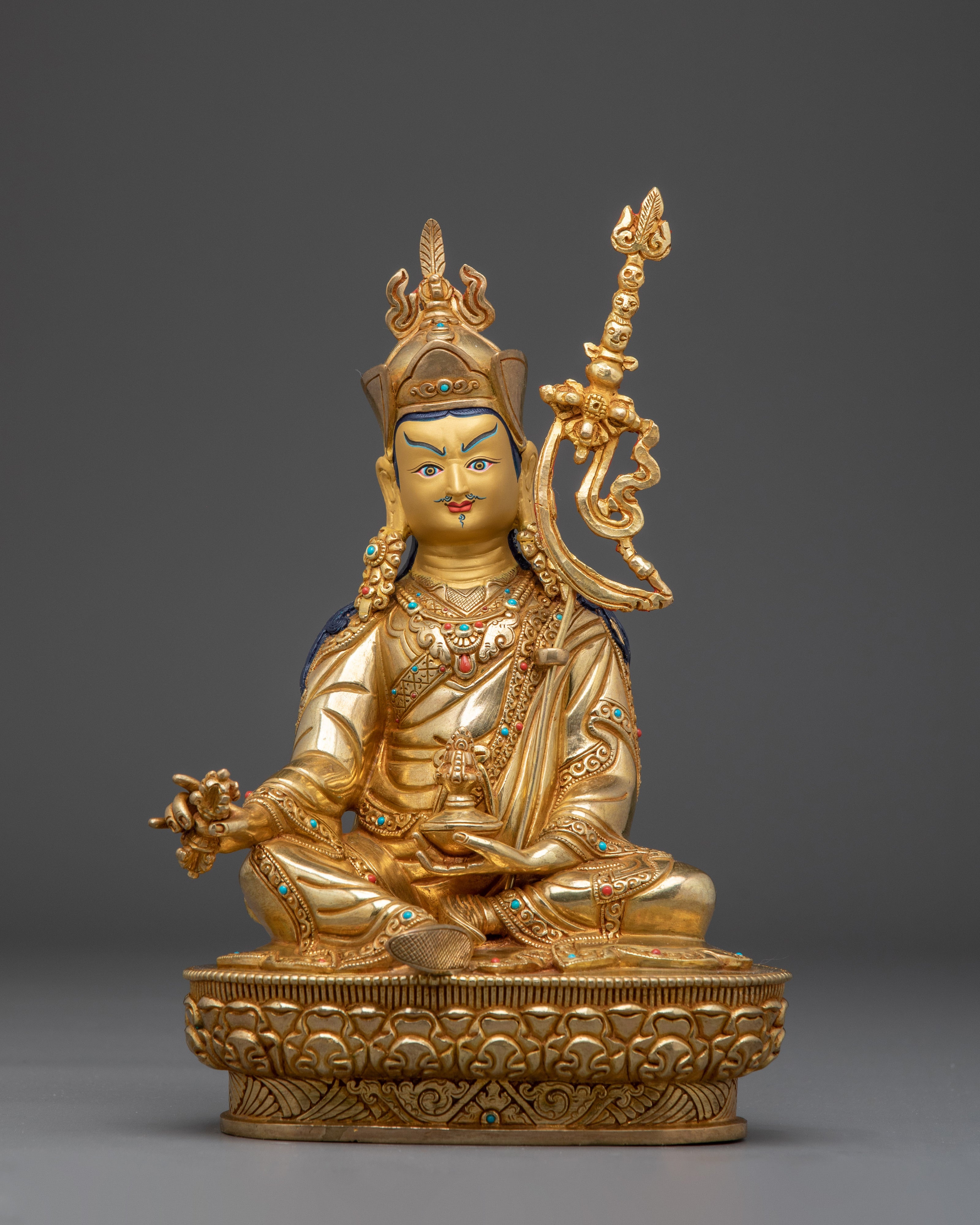 Guru Rinpoche Wisdom, Power, and Protection Statue