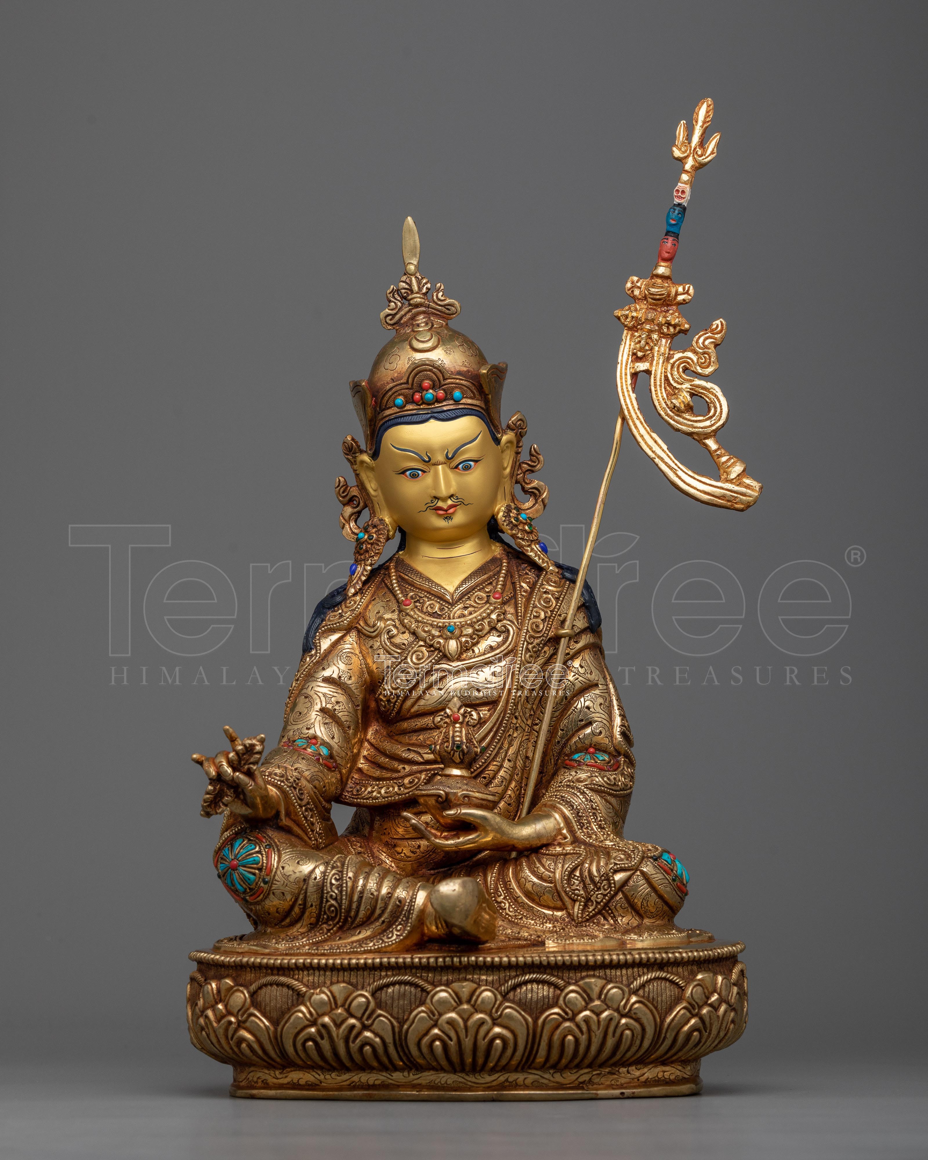Guru Rinpoche Handmade Statue | Guru Padmasambhava, Lotus Born Master