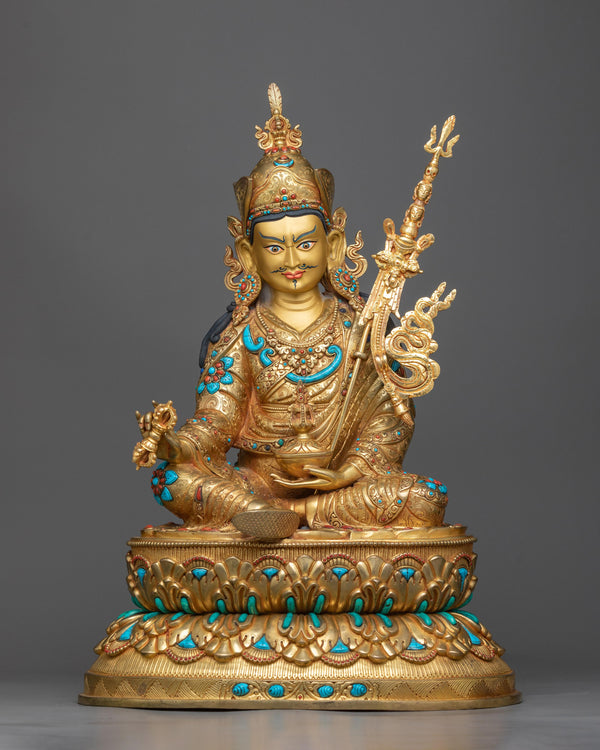 copper guru-rinpoche-sculpture