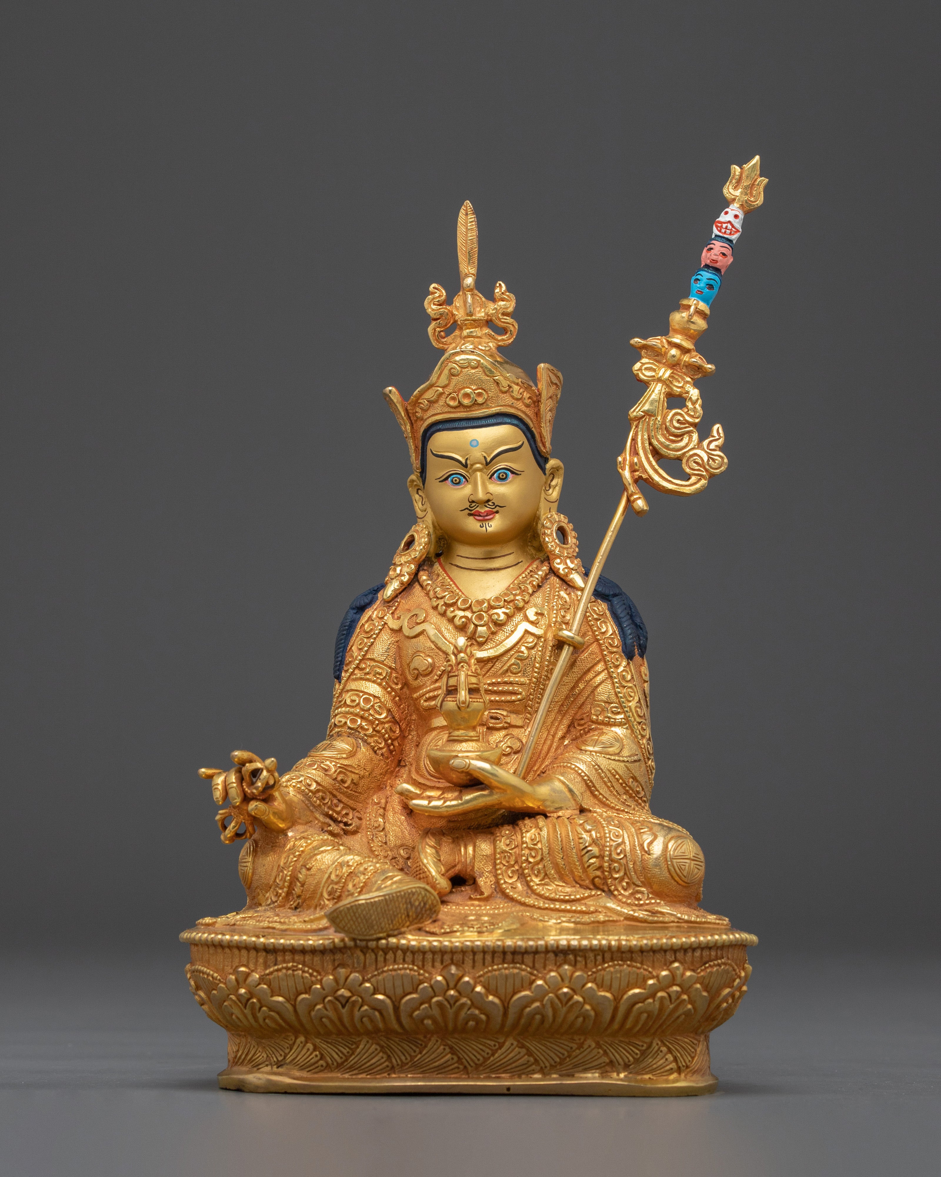 Guru Rinpoche Padmasambhava Copper Figurine