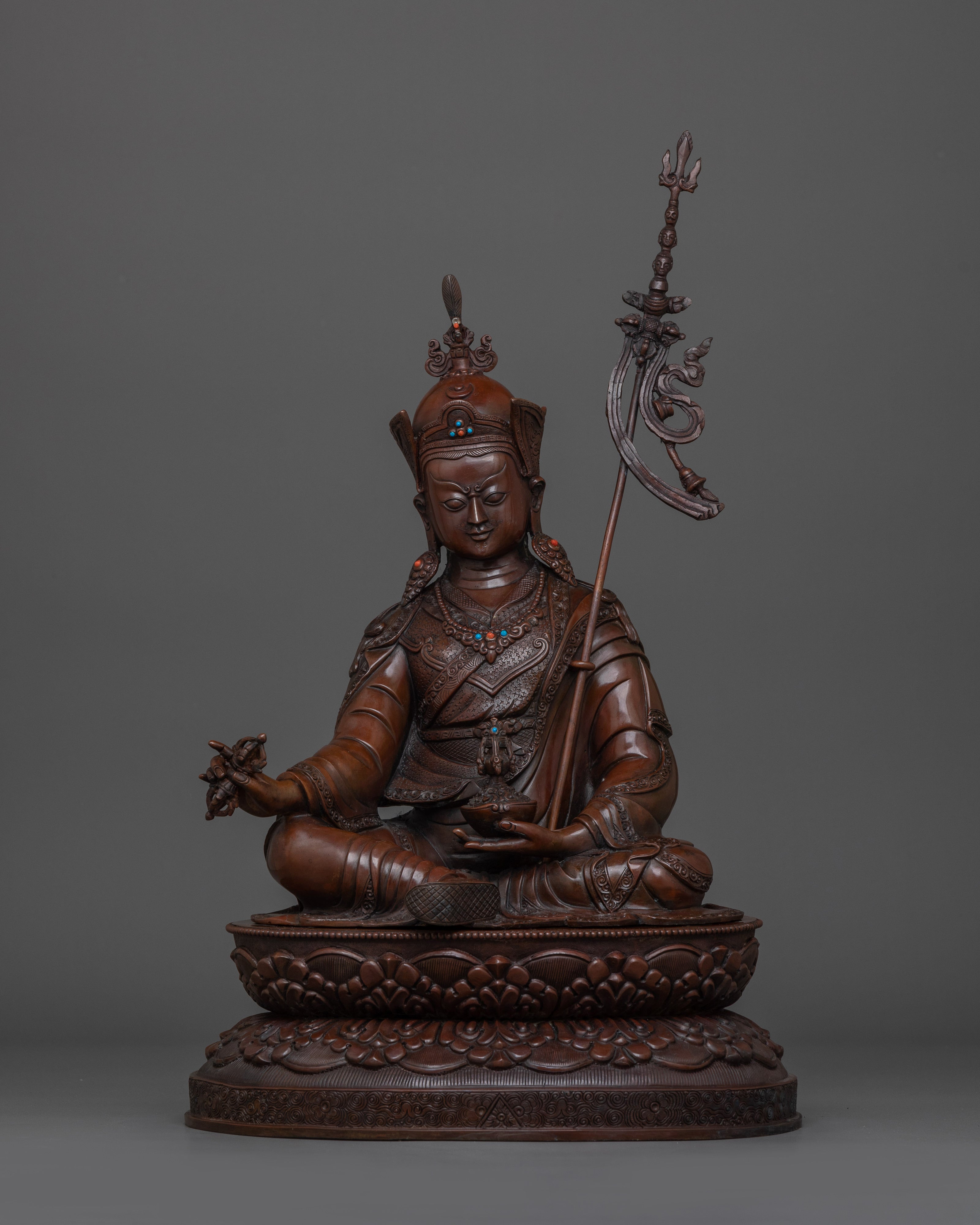 oxidized-guru-rinpoche-tantric-master-statue