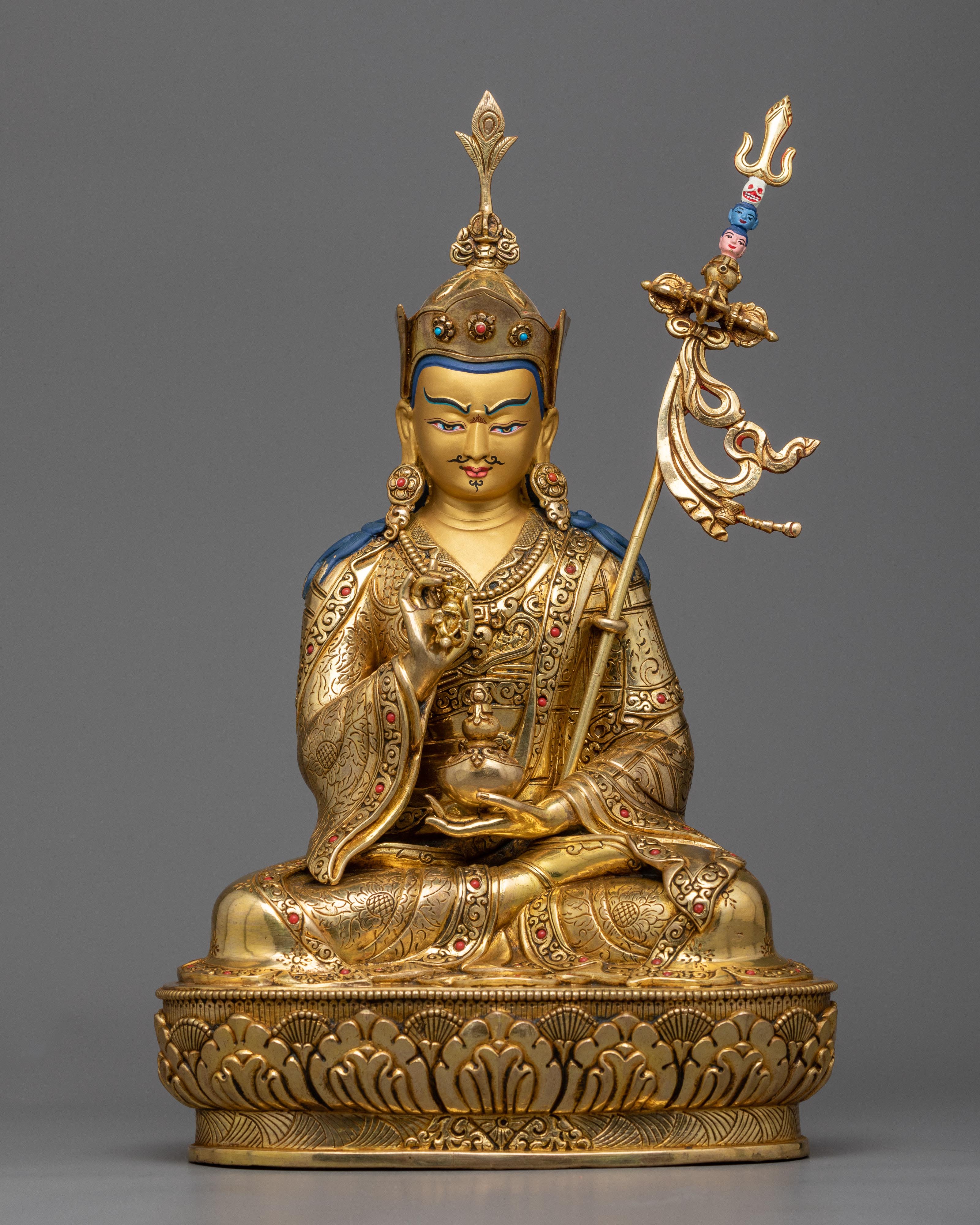 Copper Statue of guru-rinpoche