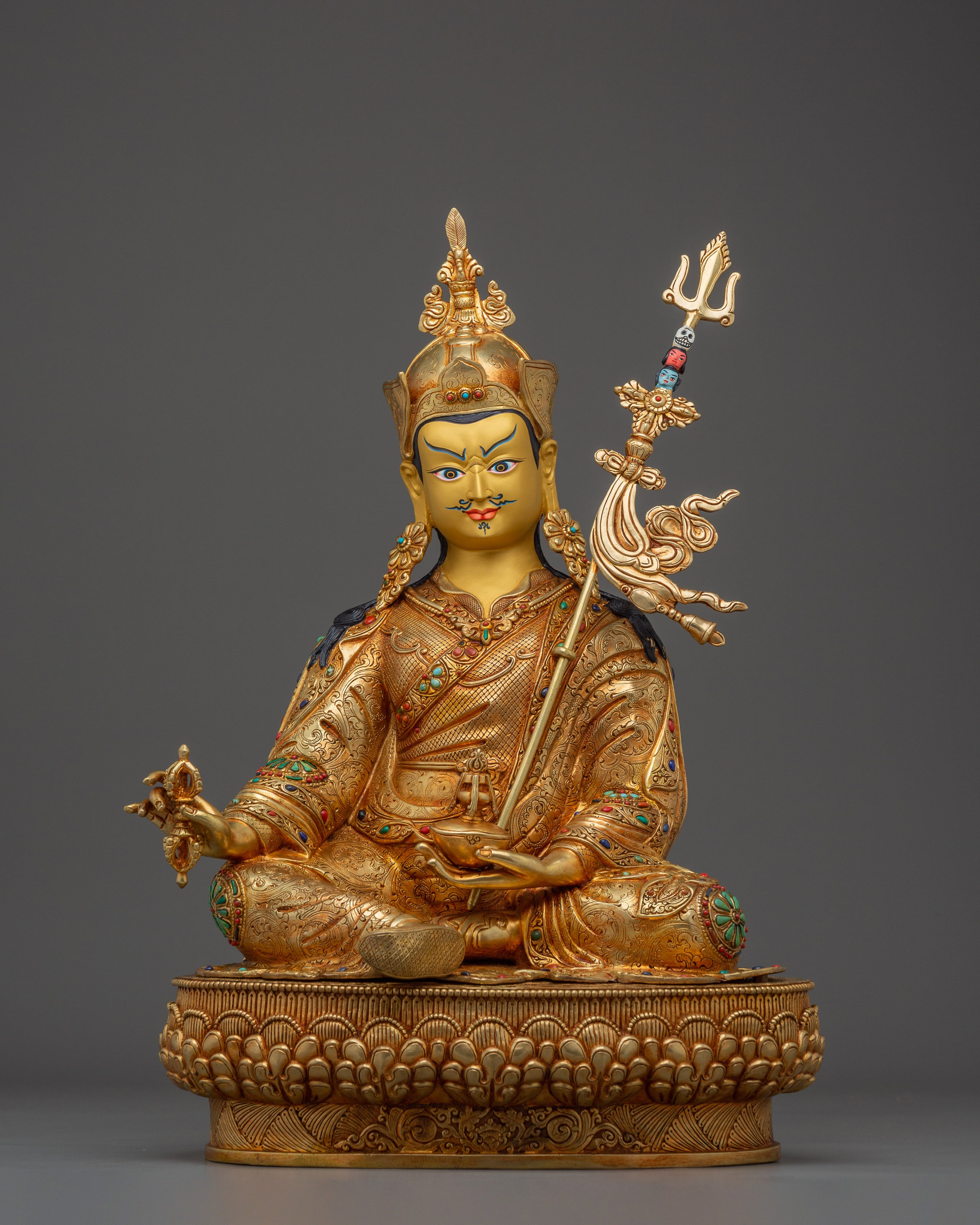 sacred-guru-rinpoche-on-lotus-throne