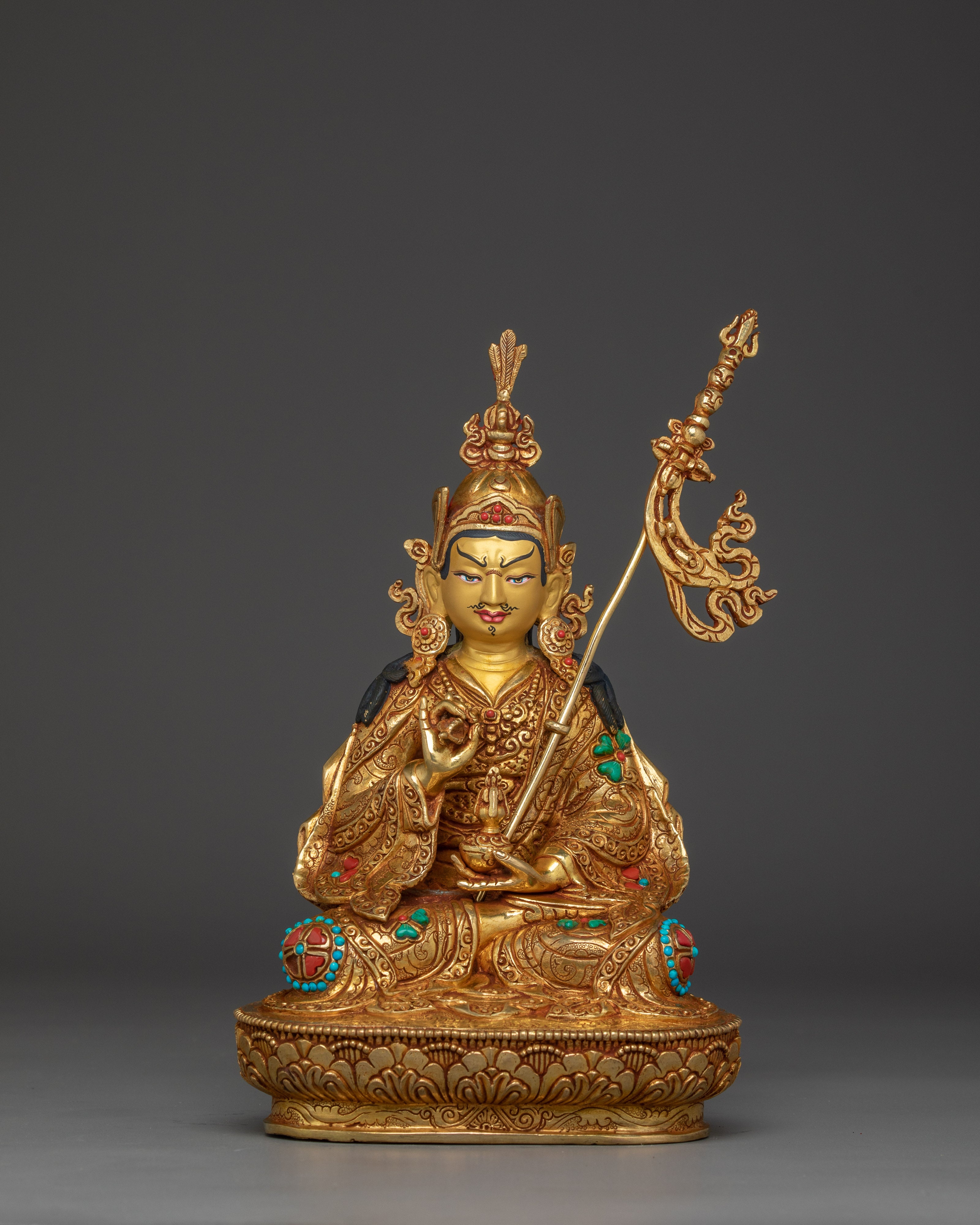 Guru Tsokye Dorje Golden Statue
