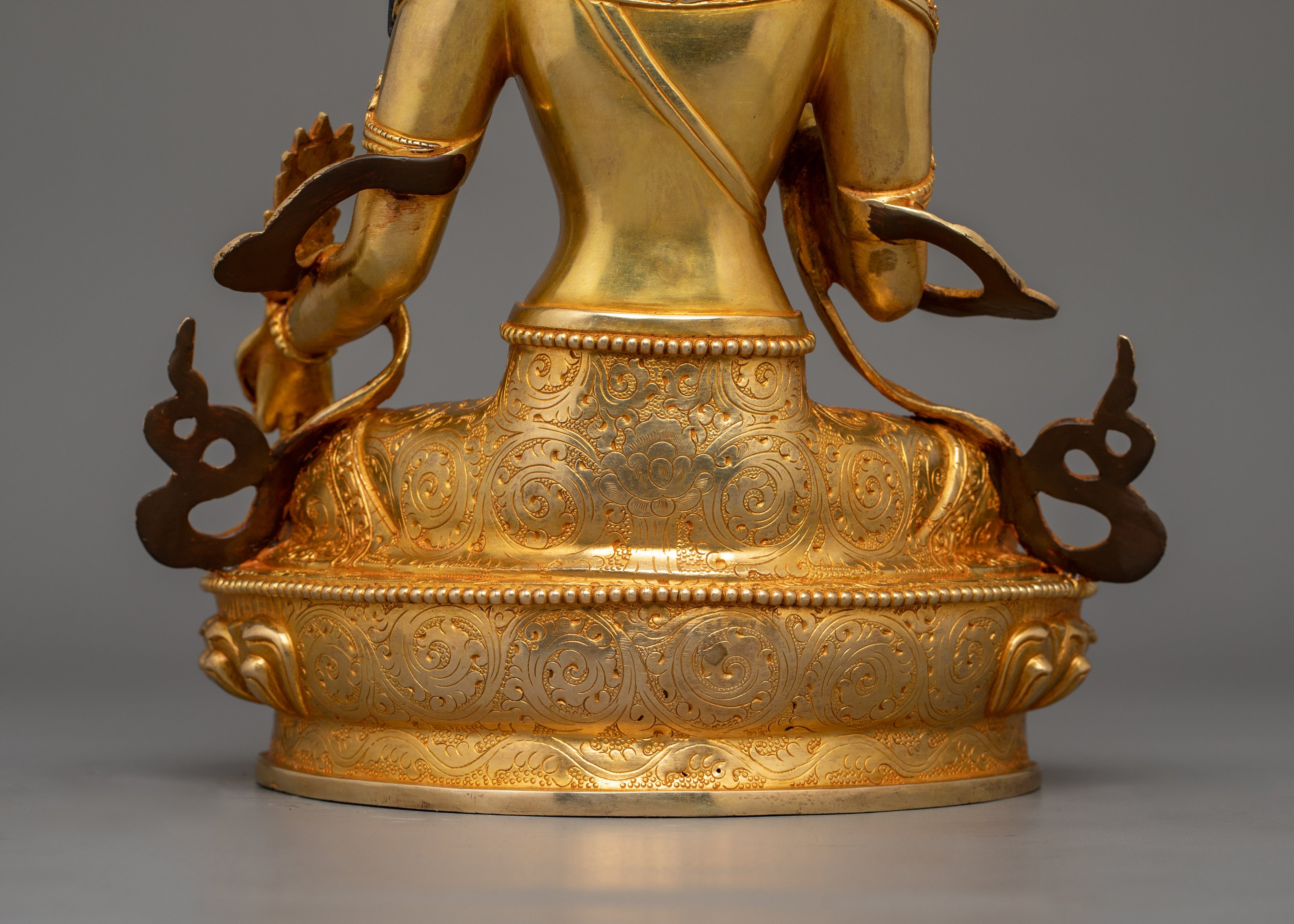 Handcrafted Kshitigarbha Statue | Tibetan Himalayan Buddhist Deity Sculpture