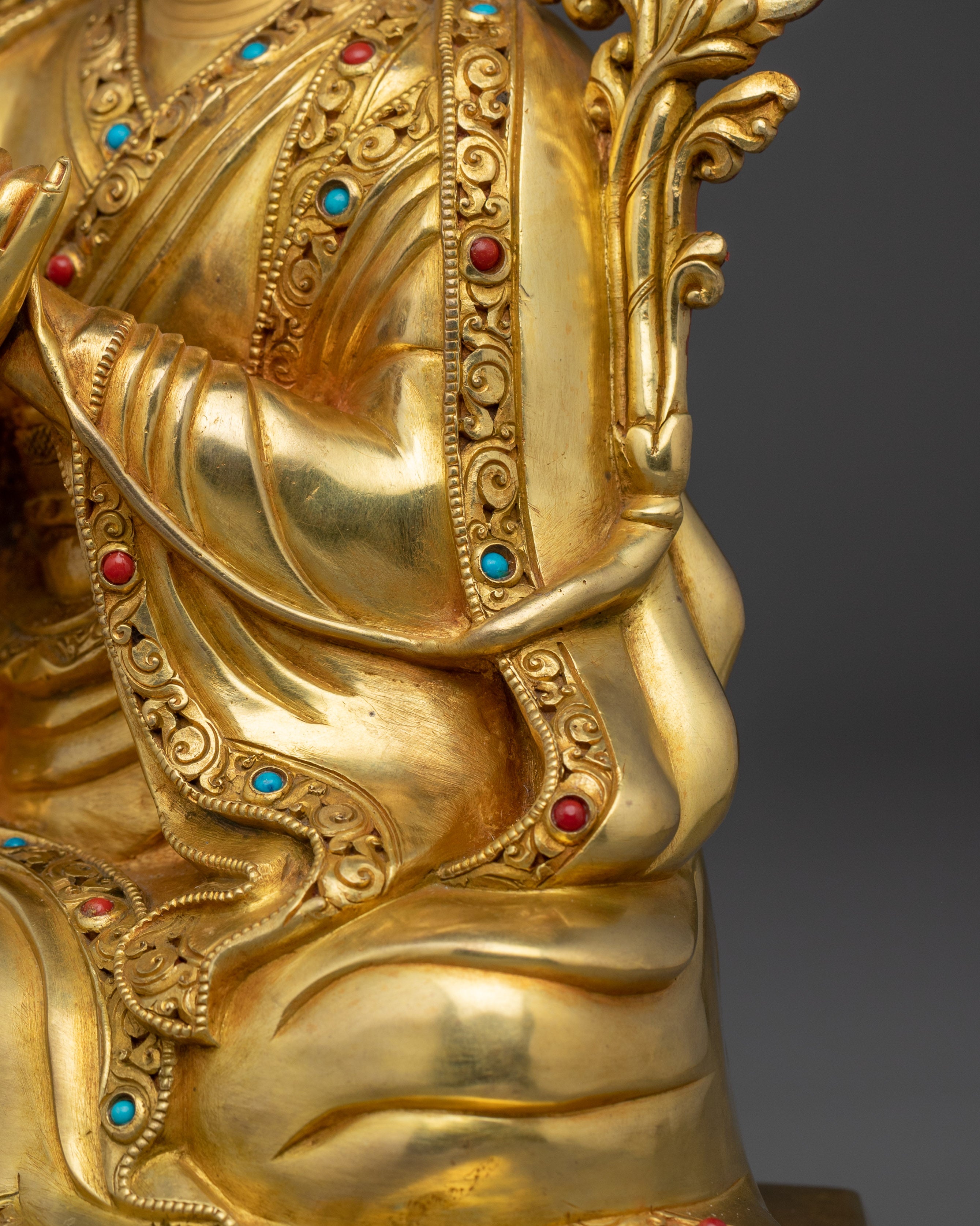 Golden Karmapa Handmade Statue | Spiritual Heads of the Karma Kagyu School