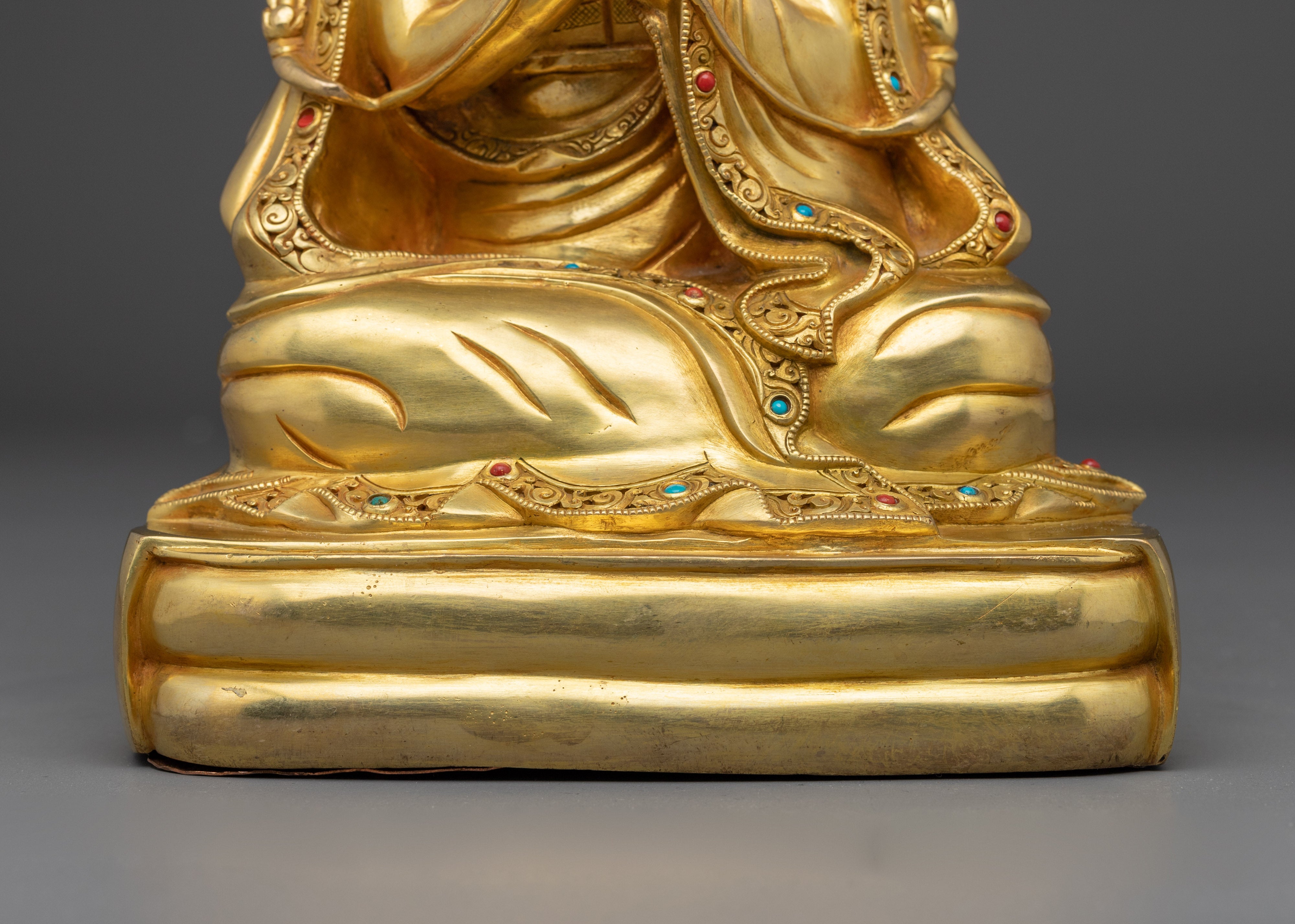 Golden Karmapa Handmade Statue | Spiritual Heads of the Karma Kagyu School