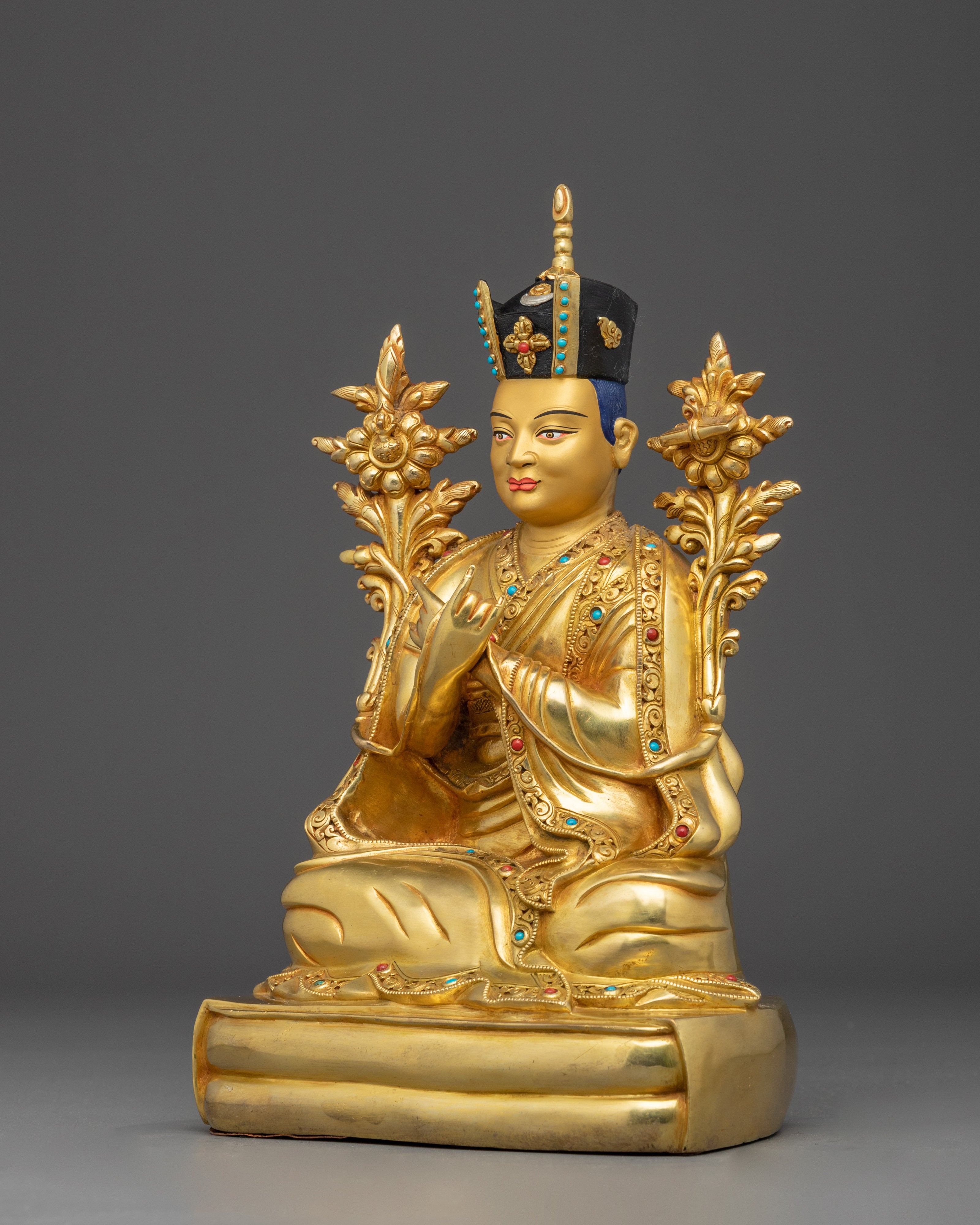 Golden Karmapa Handmade Statue | Spiritual Heads of the Karma Kagyu School