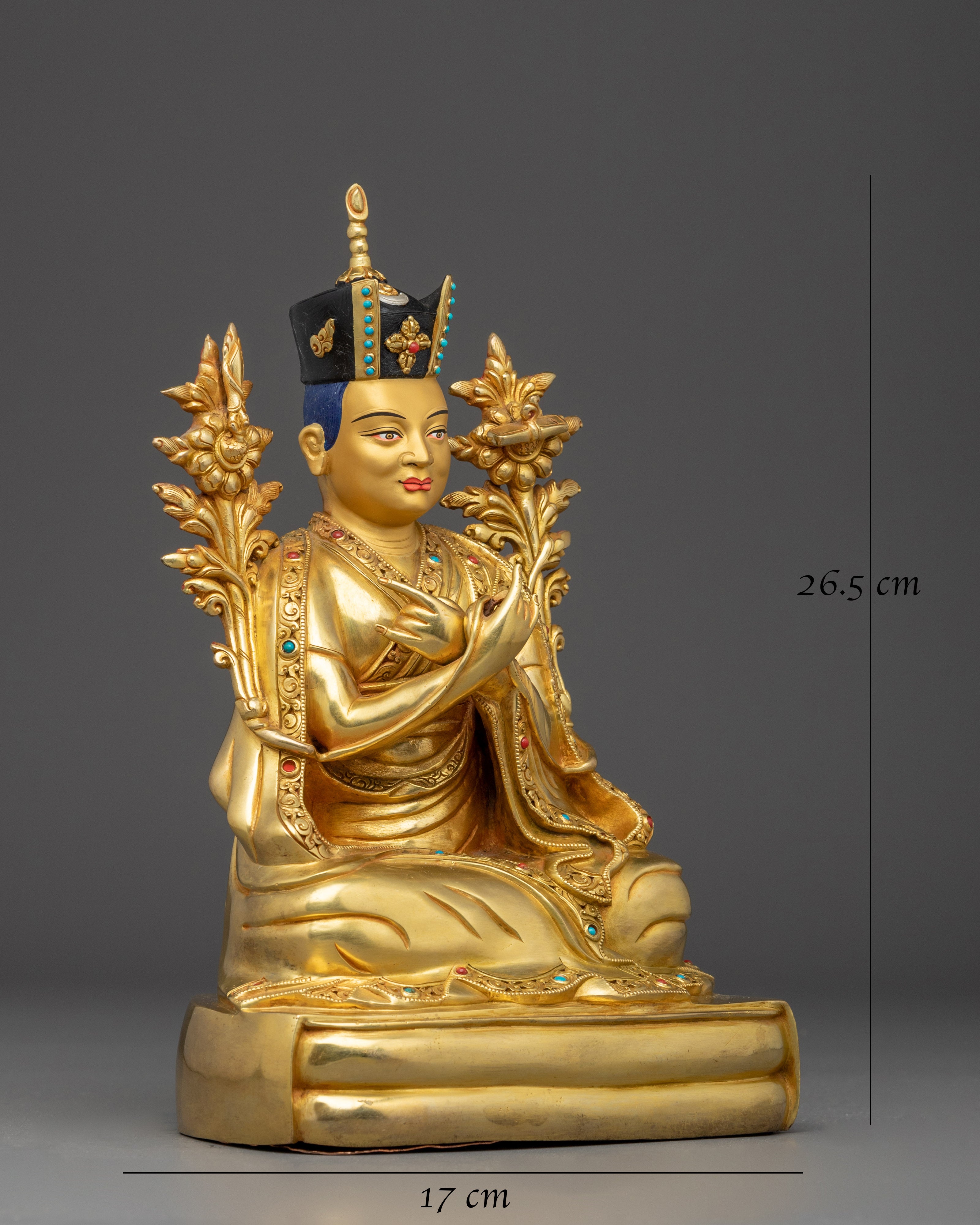 Golden Karmapa Handmade Statue | Spiritual Heads of the Karma Kagyu School