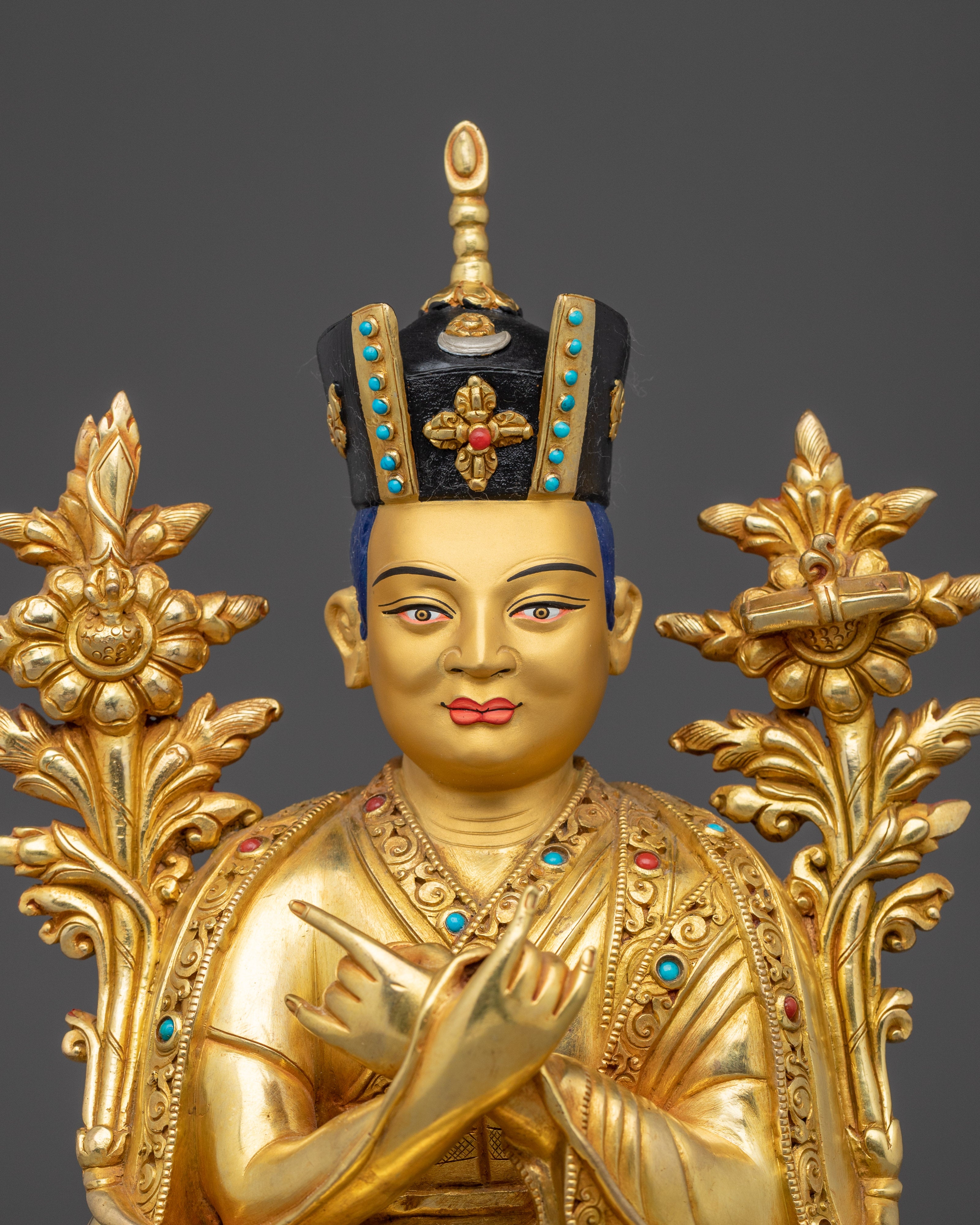 Golden Karmapa Handmade Statue | Spiritual Heads of the Karma Kagyu School