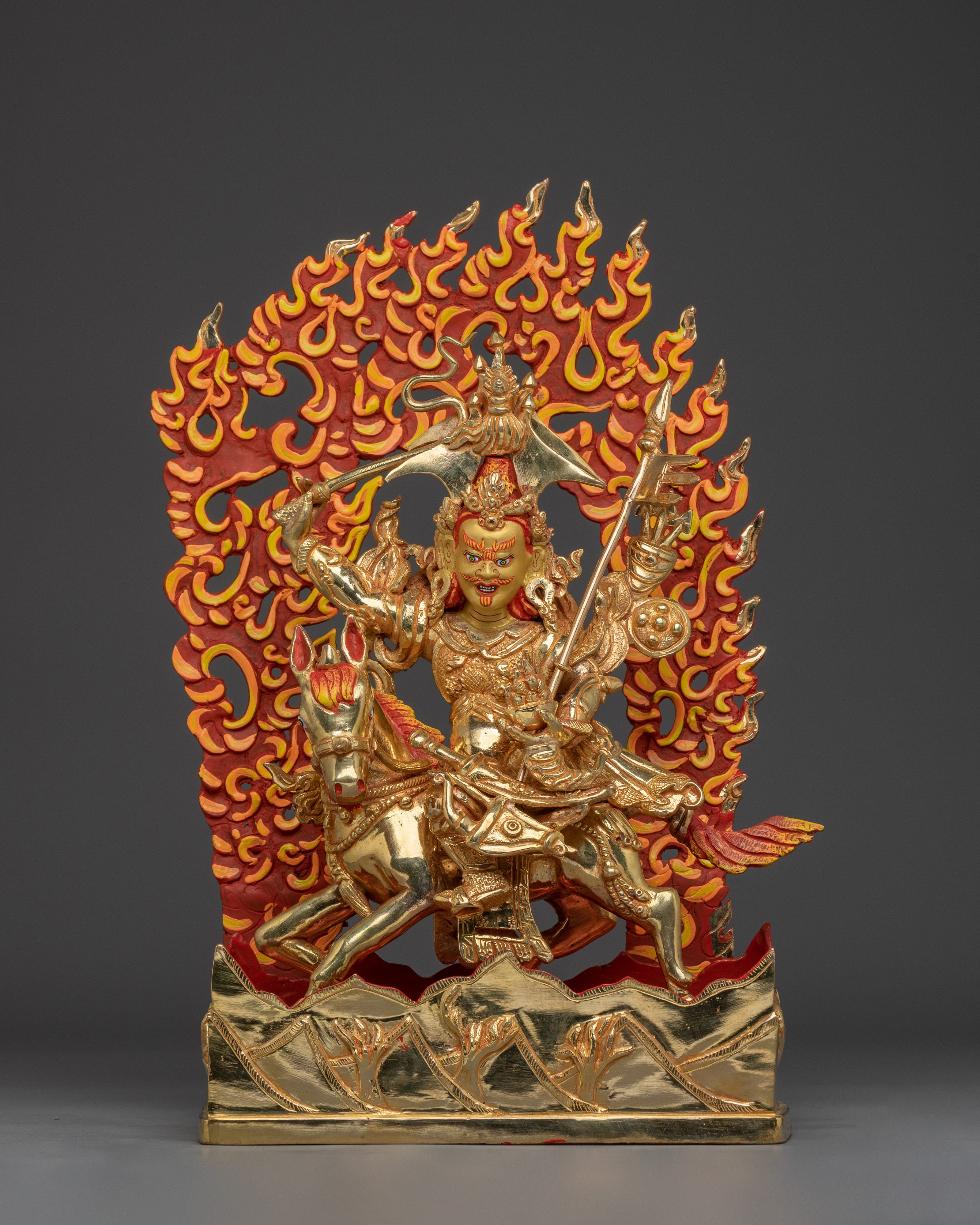 King Gesar Statue for Spiritual Strength