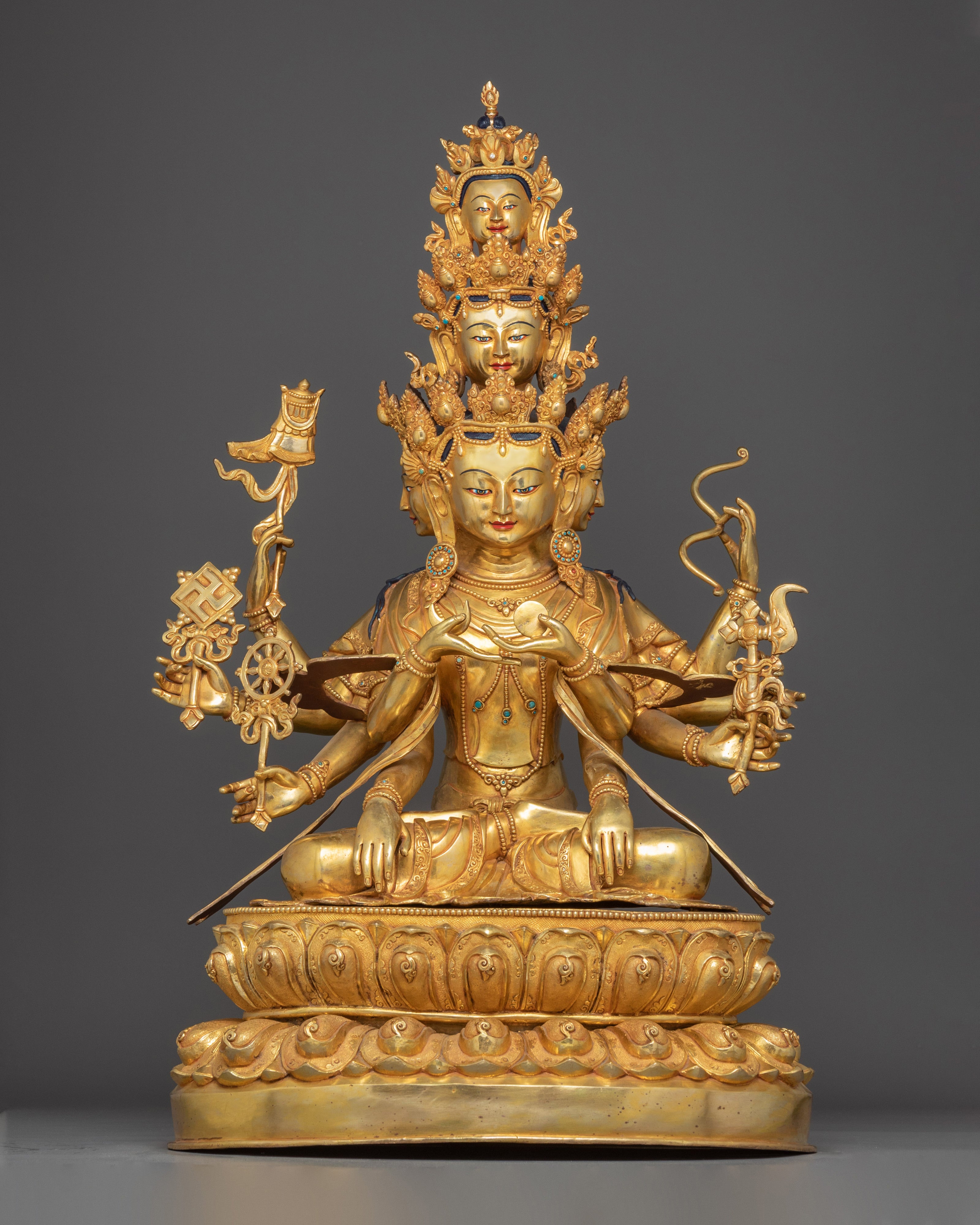 gold-gilded-kunzang-gyalwa-dupa