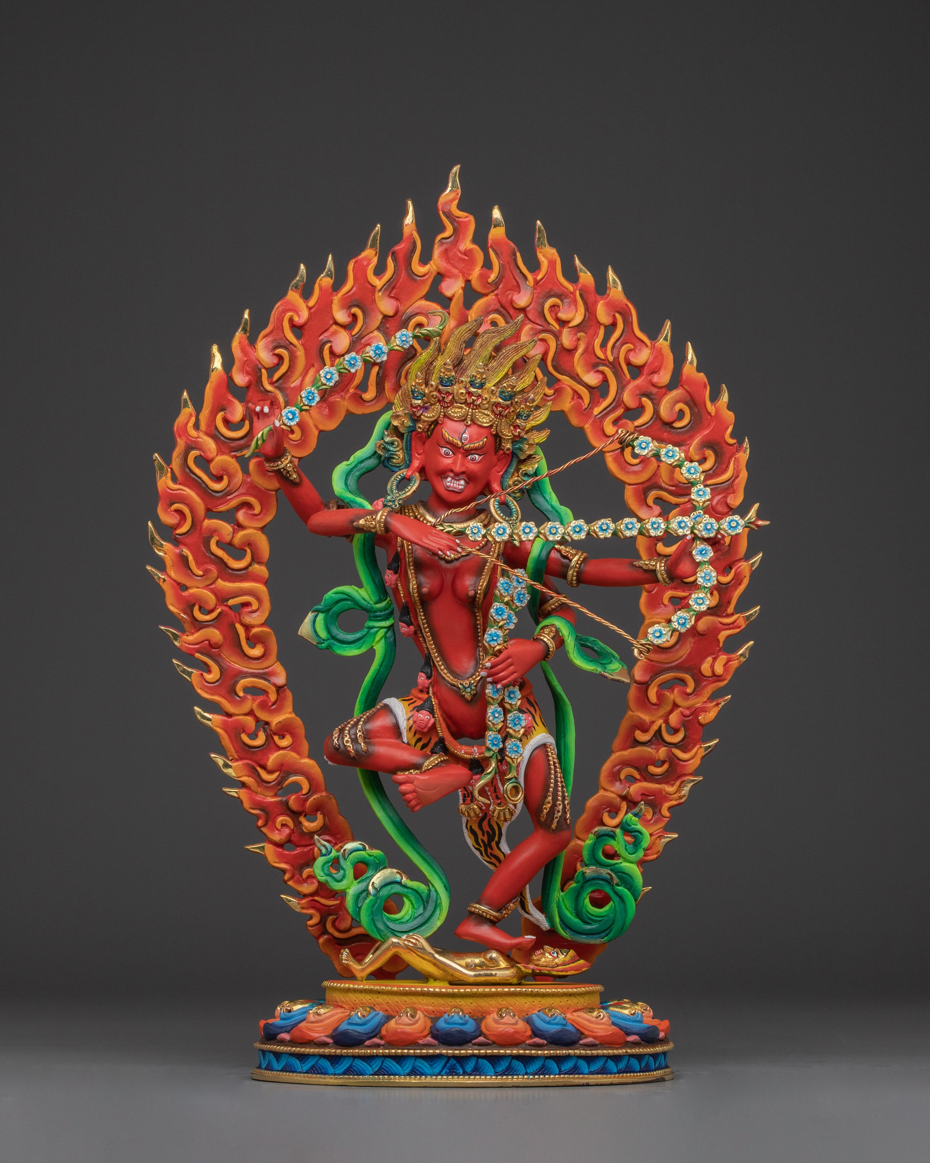 red-kurukulla-statue