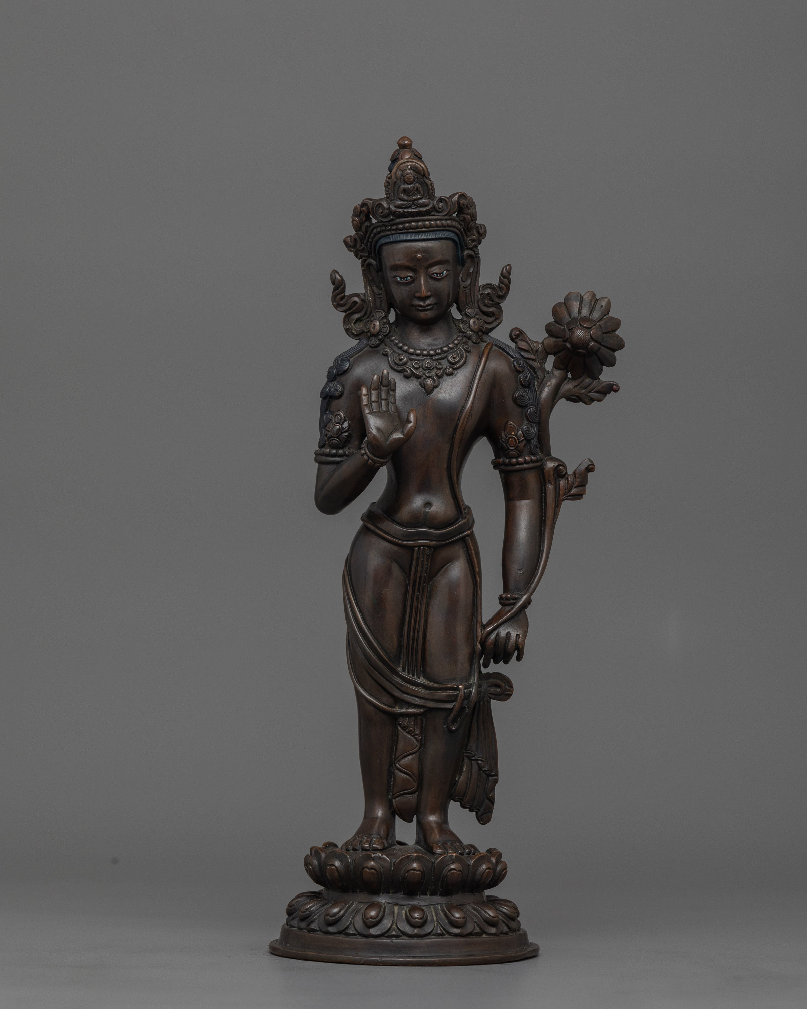 Standing Lokeshwor sculpture
