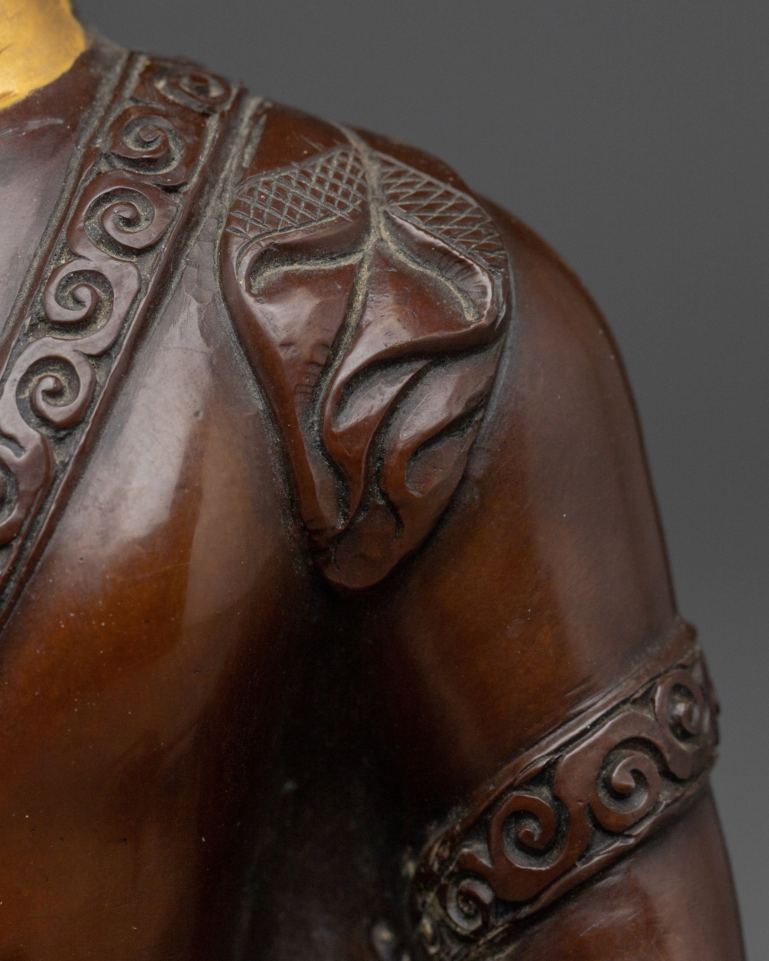 Supreme Healer Bhaisajyaguru Art | Medicine Buddha Oxidized Statue