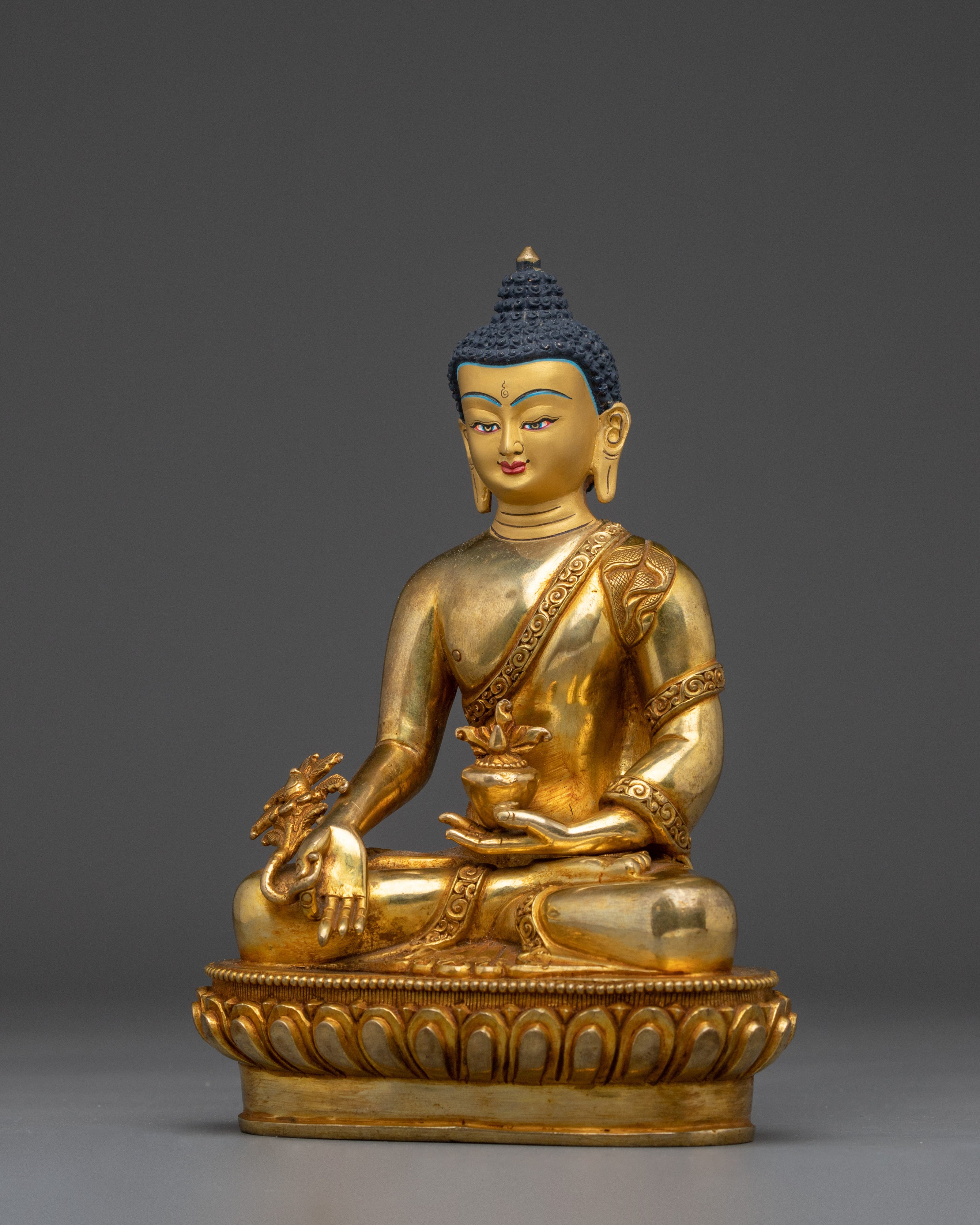 Spiritual Healing Artwork of Medicine Buddha | Healer of the Mind