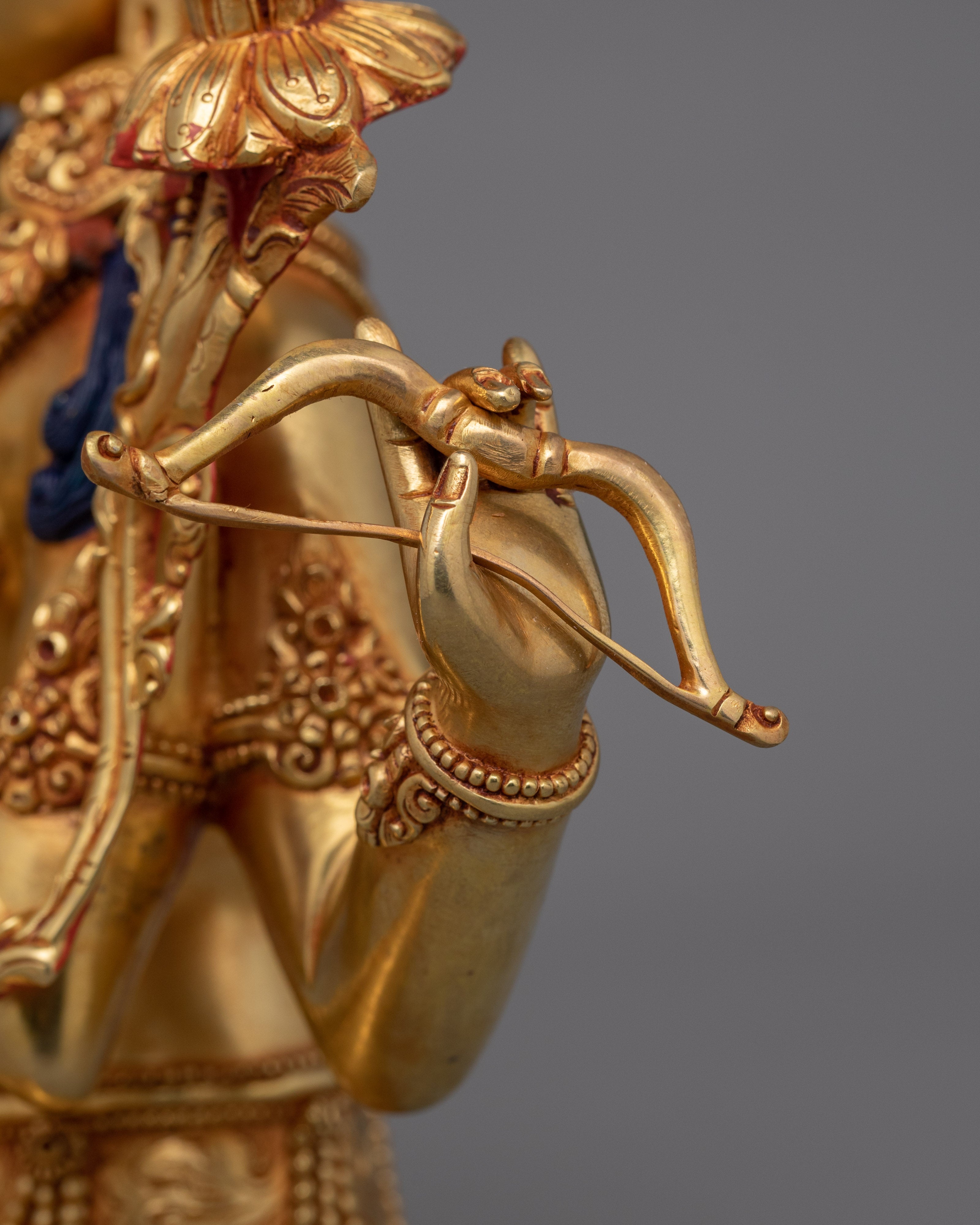 Himalayan Bodhisattva Deity Maha Manjushri Statue | Symbol of Wisdom and Knowledge