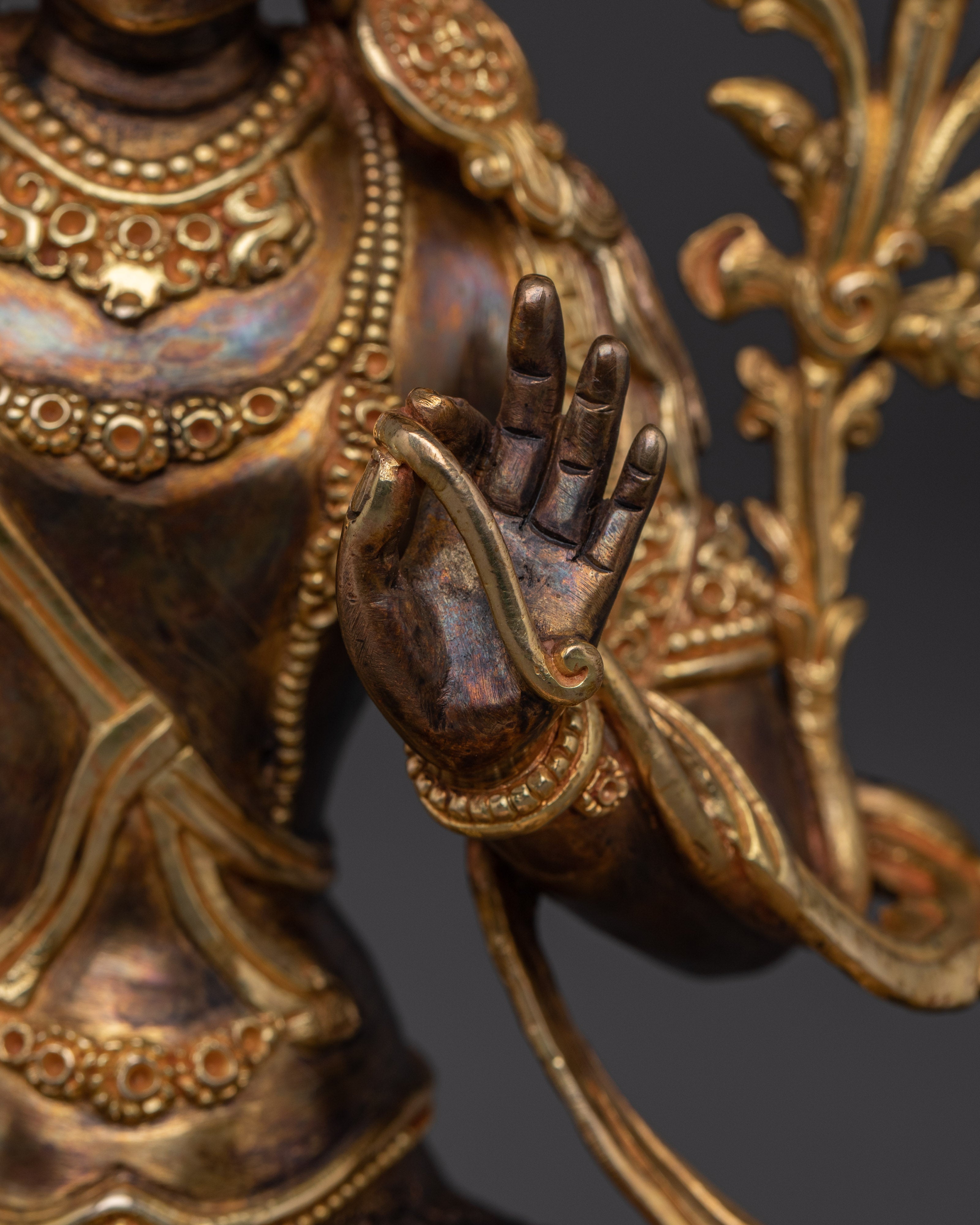 Tibetan Buddhist Icon Manjushri | Bodhisattva of Transcendent Wisdom