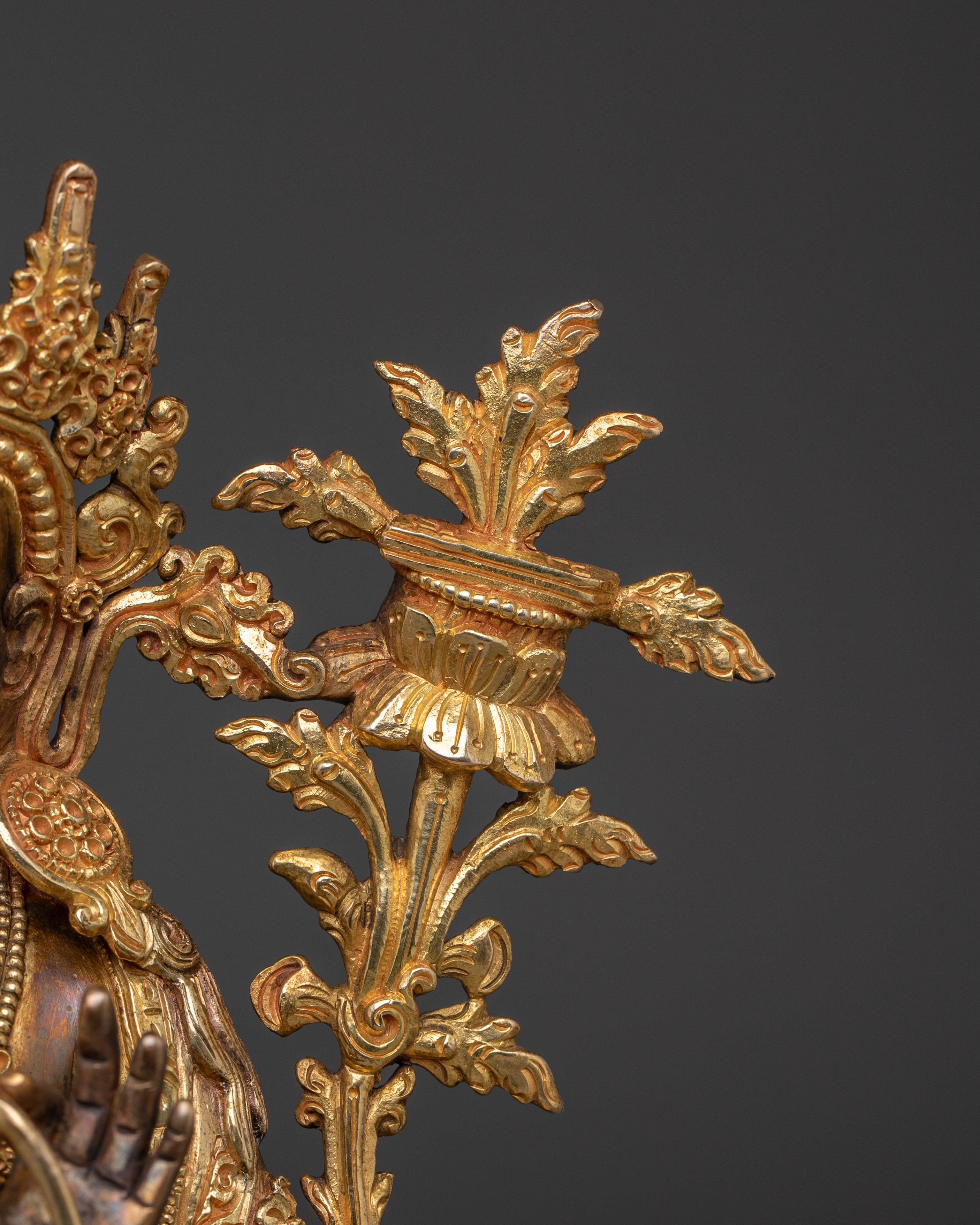 Tibetan Buddhist Icon Manjushri | Bodhisattva of Transcendent Wisdom